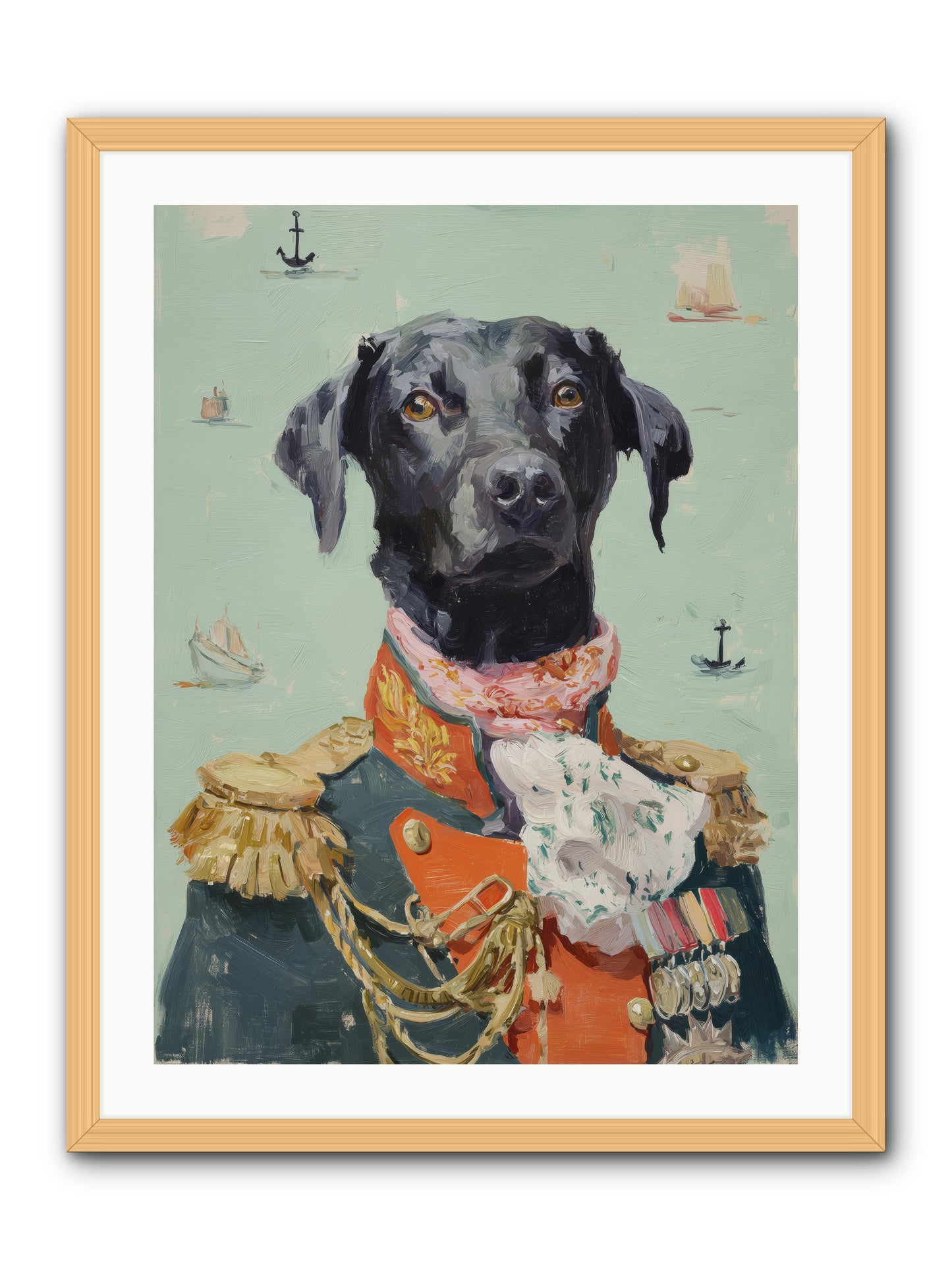 Beloved Rogue -- Framed Print - Natural 24x32