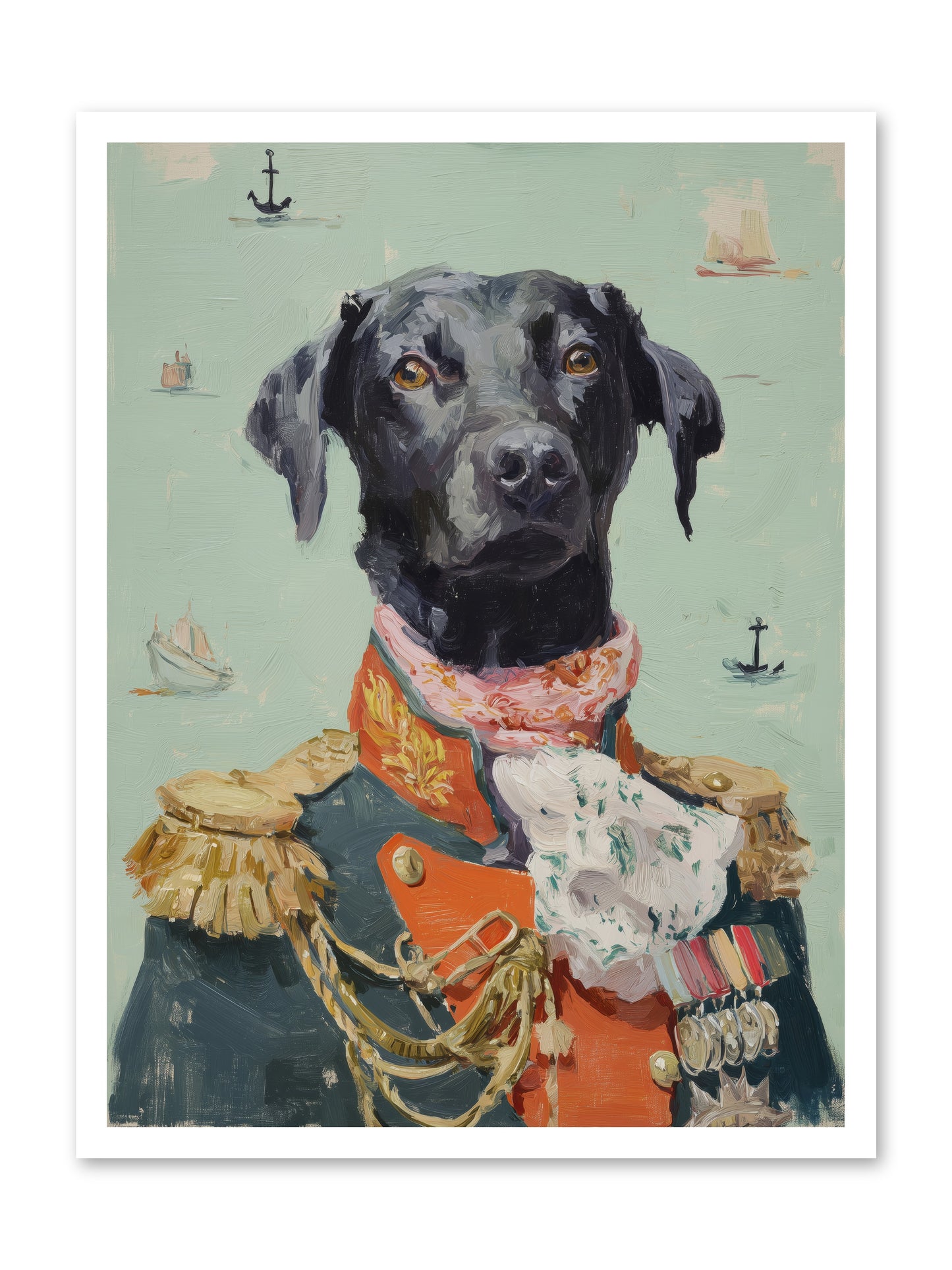 Beloved Rogue -- Loose Canvas Print 24x32