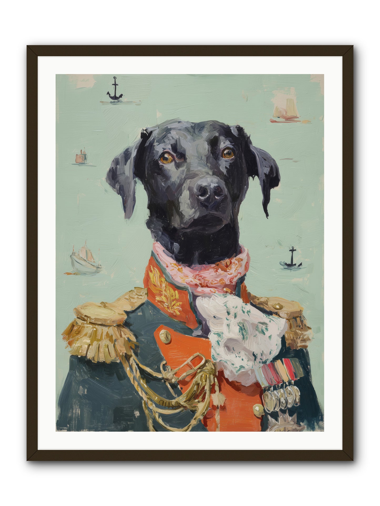 Beloved Rogue -- Framed Print - Black 30x40