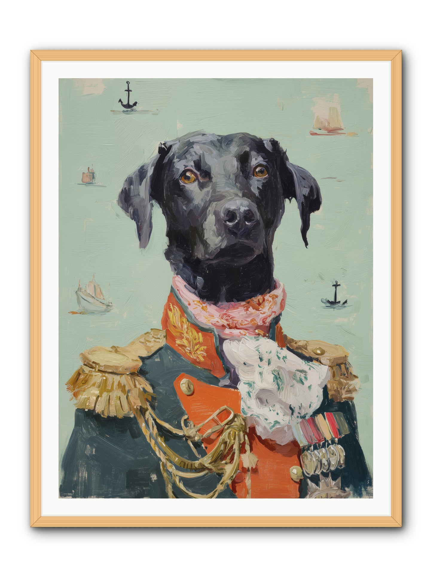 Beloved Rogue -- Framed Print - Natural 36x48