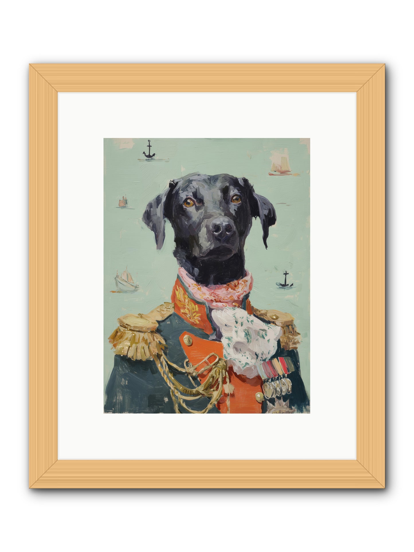 Beloved Rogue -- Framed Print - Natural 9x12