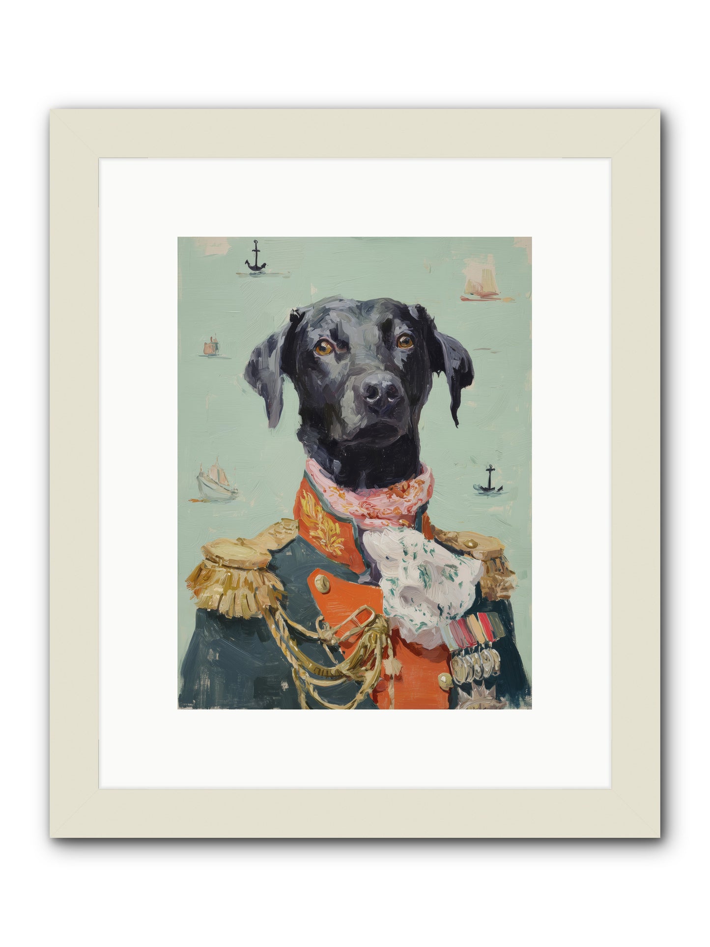 Beloved Rogue -- Framed Print - White 9x12