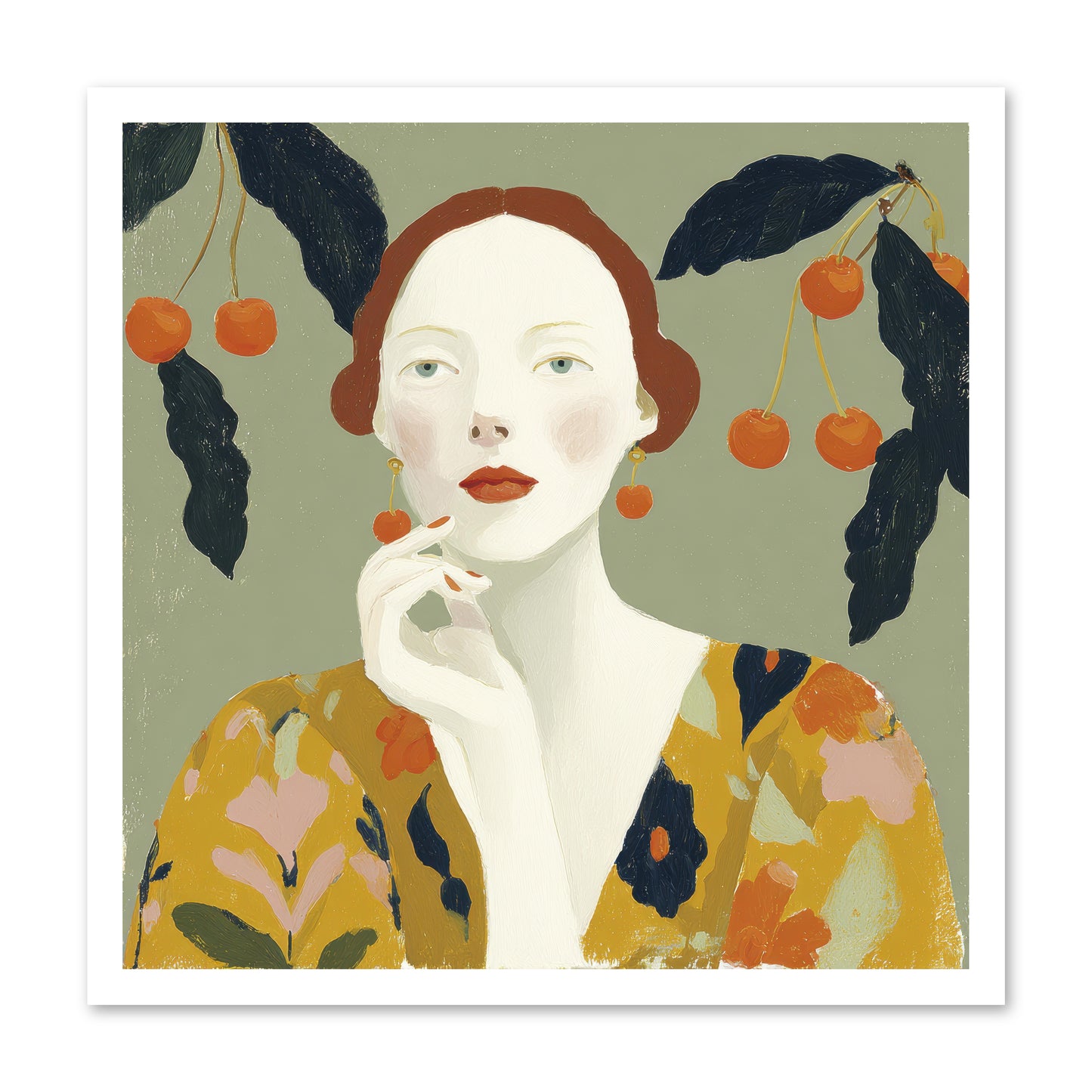 Beneath the Hanging Fruit -- Paper Print 24x24