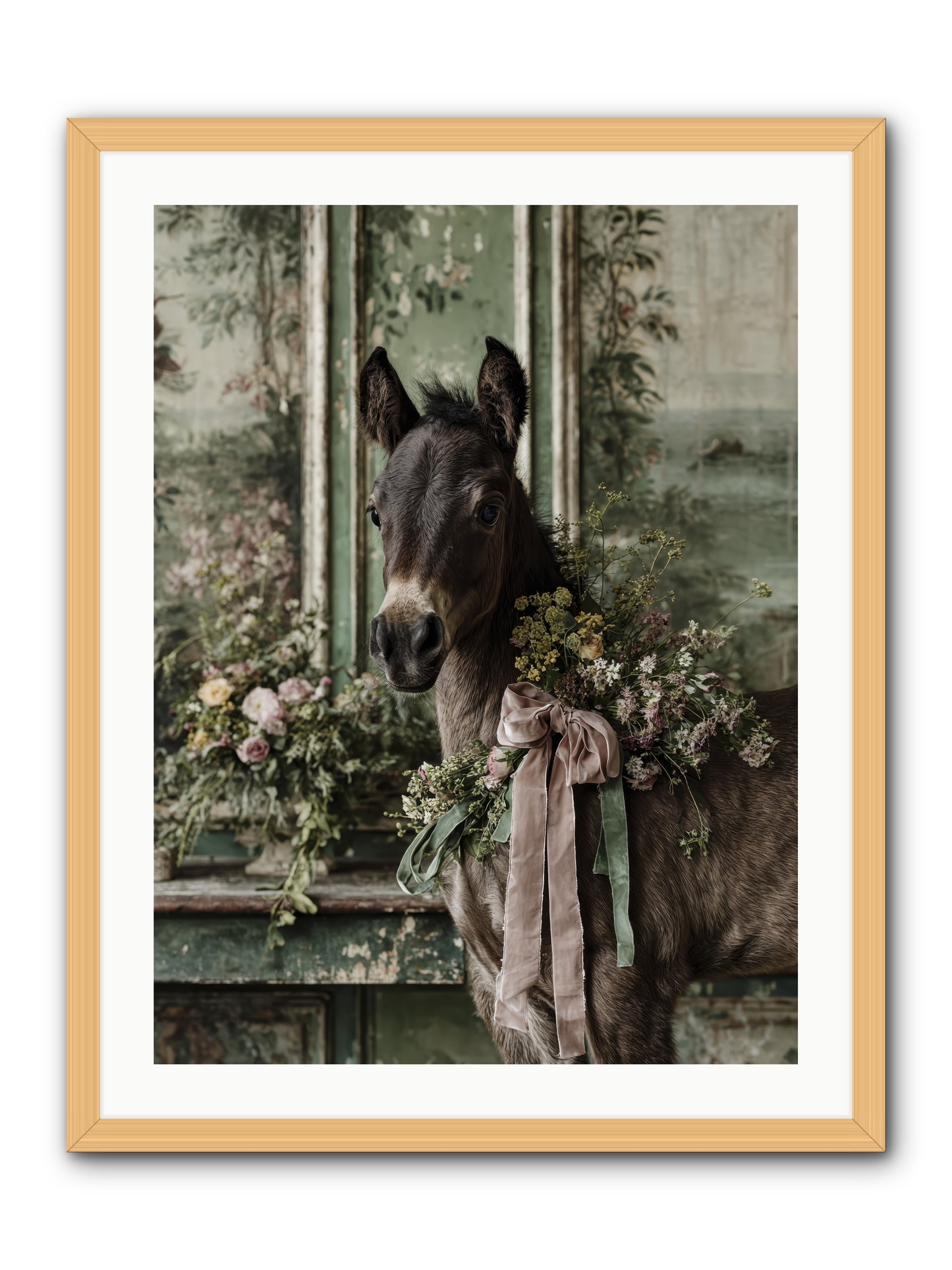 Bergman -- Framed Print - Natural 24x32