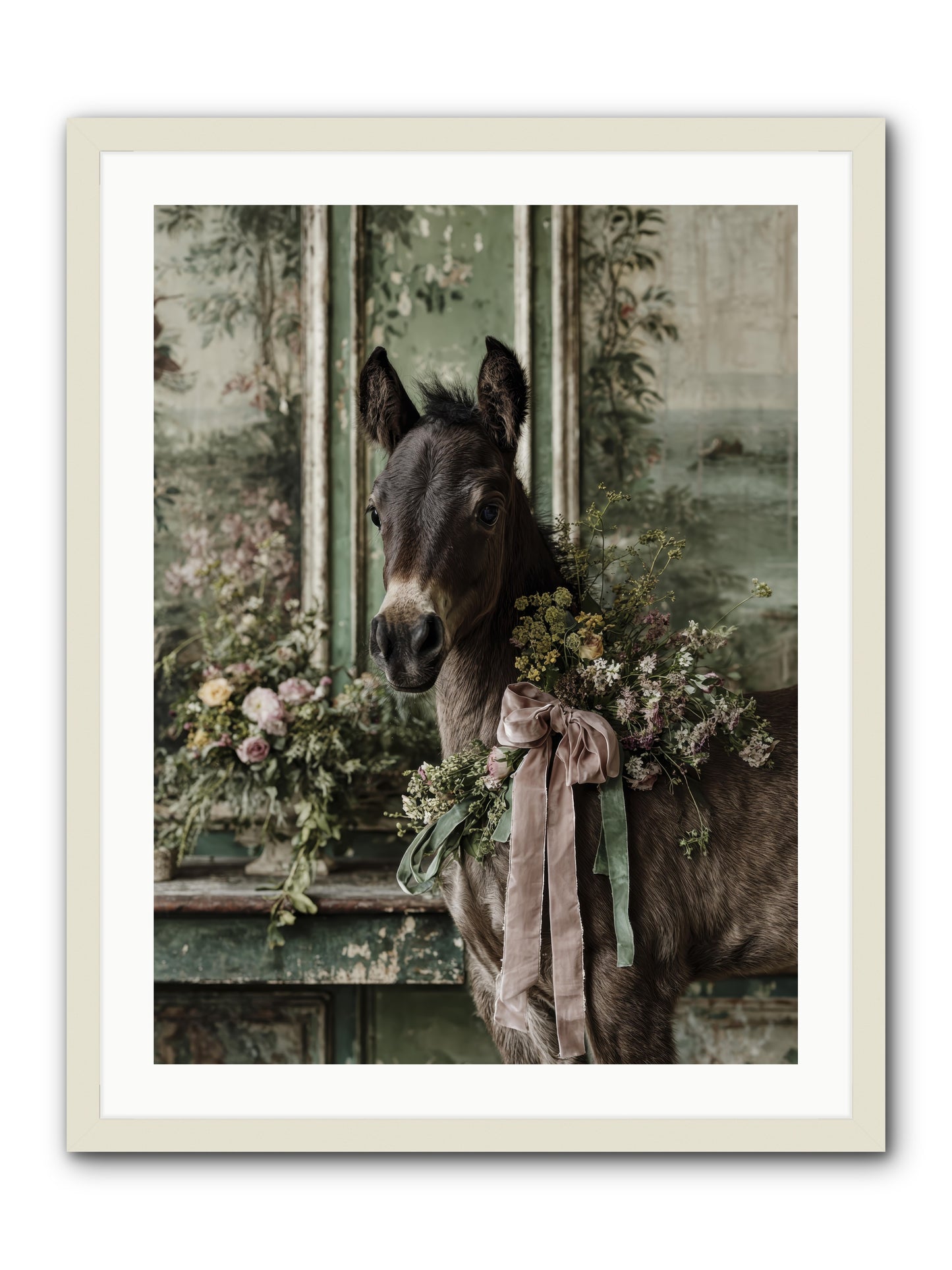 Bergman -- Framed Print - White 24x32