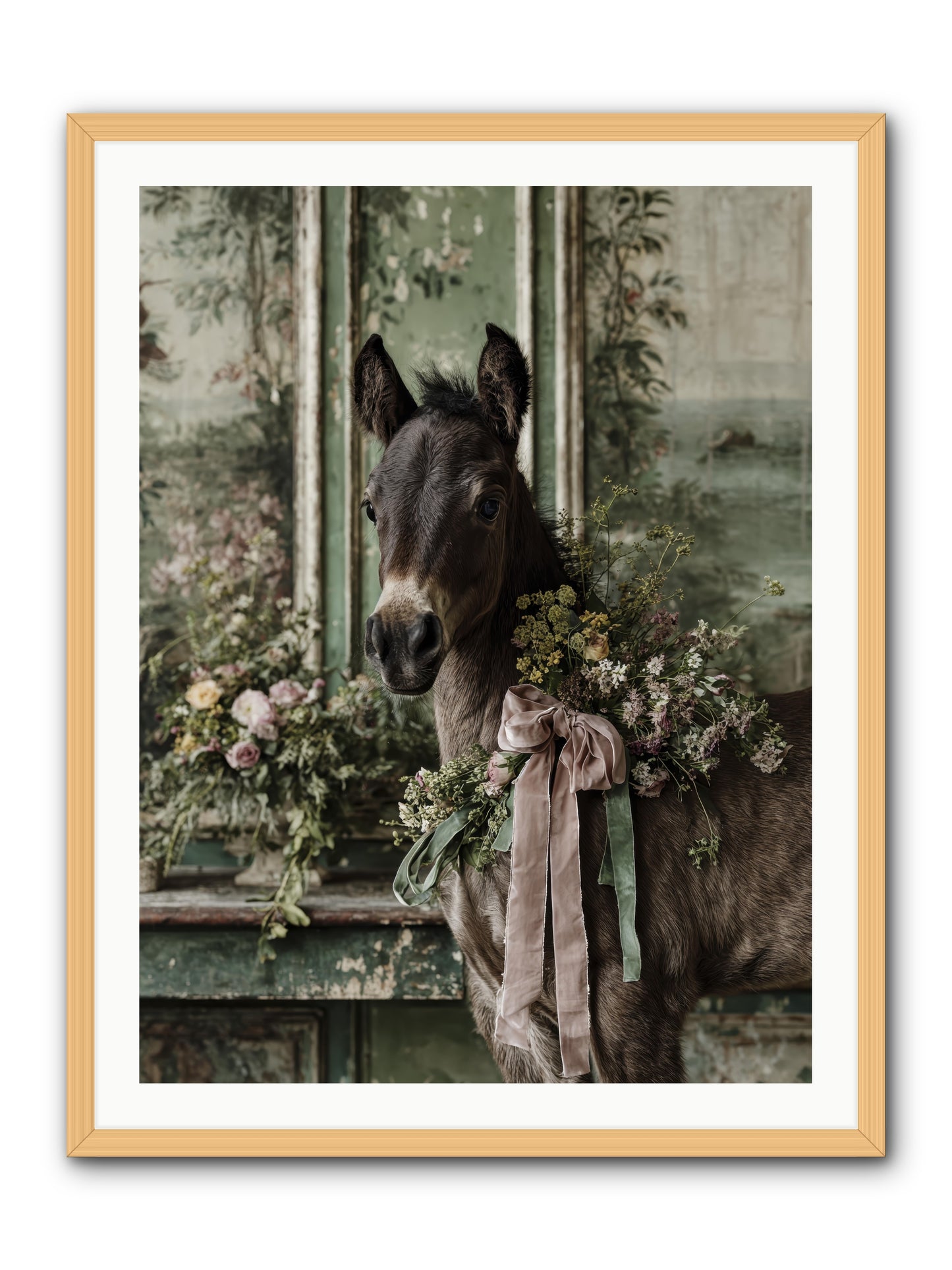 Bergman -- Framed Print - Natural 30x40