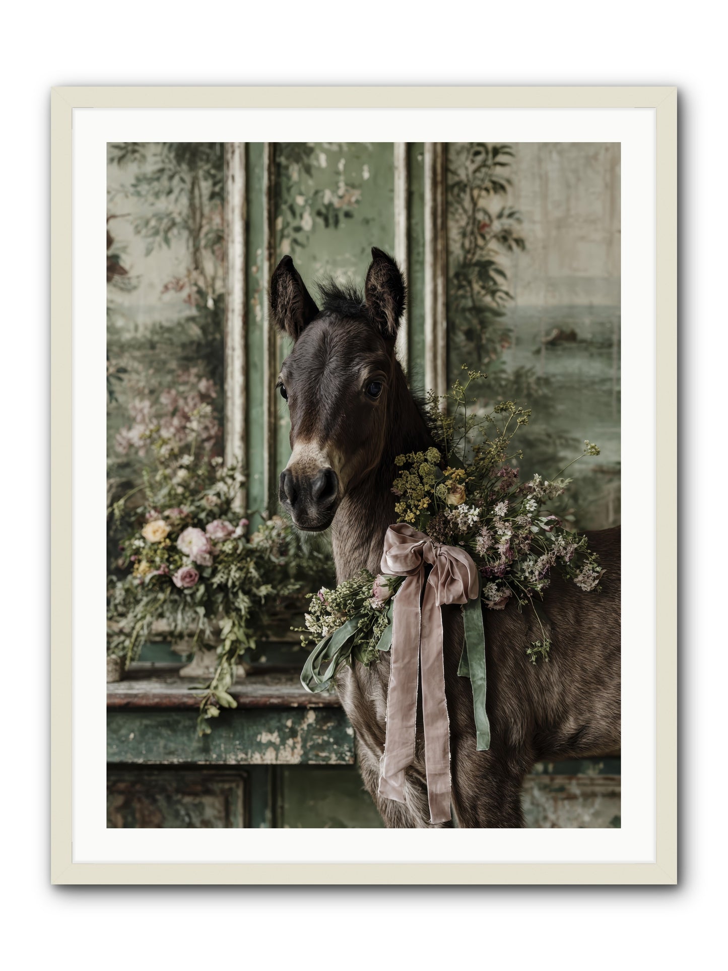 Bergman -- Framed Print - White 30x40