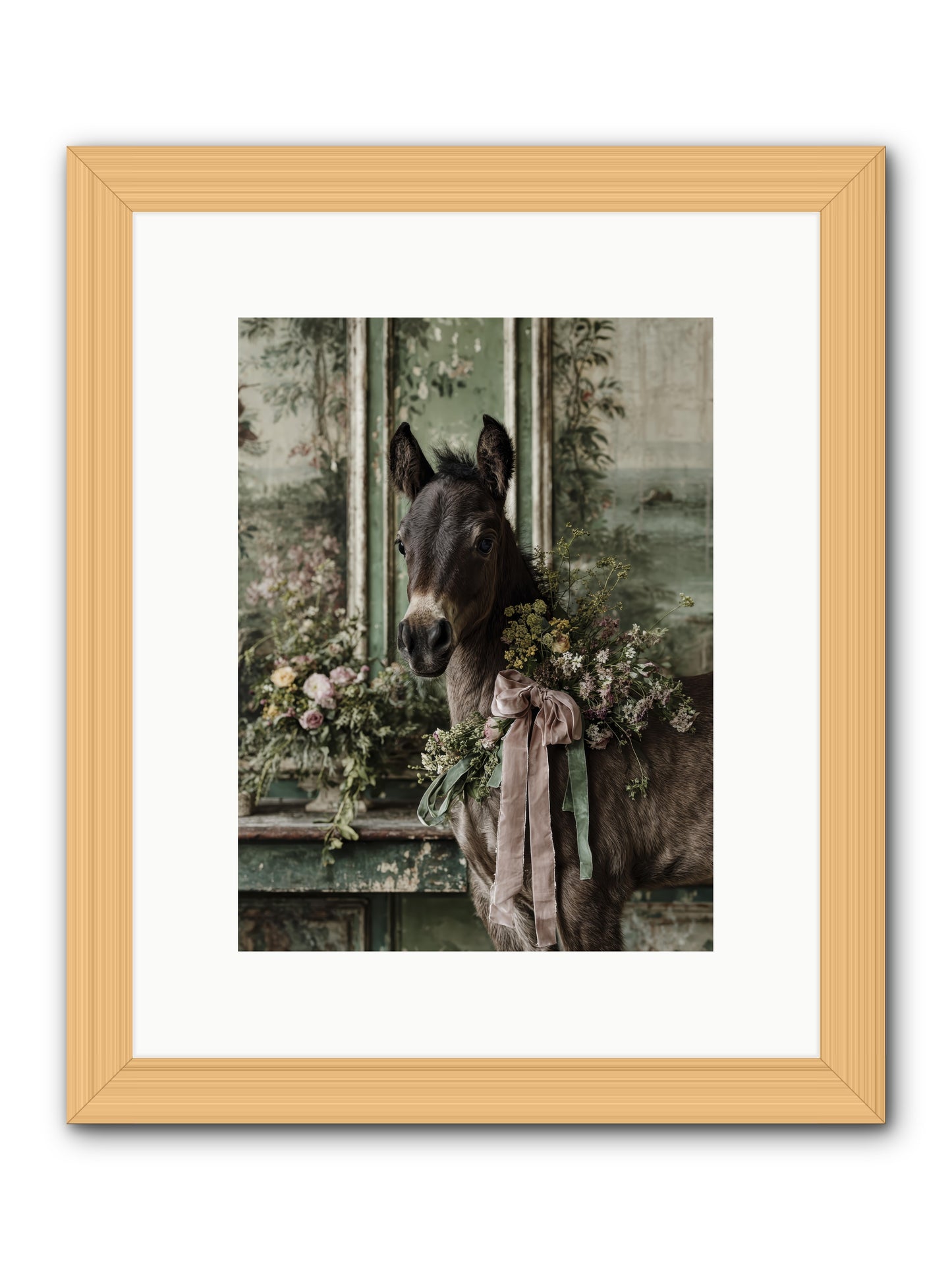 Bergman -- Framed Print - Natural 9x12