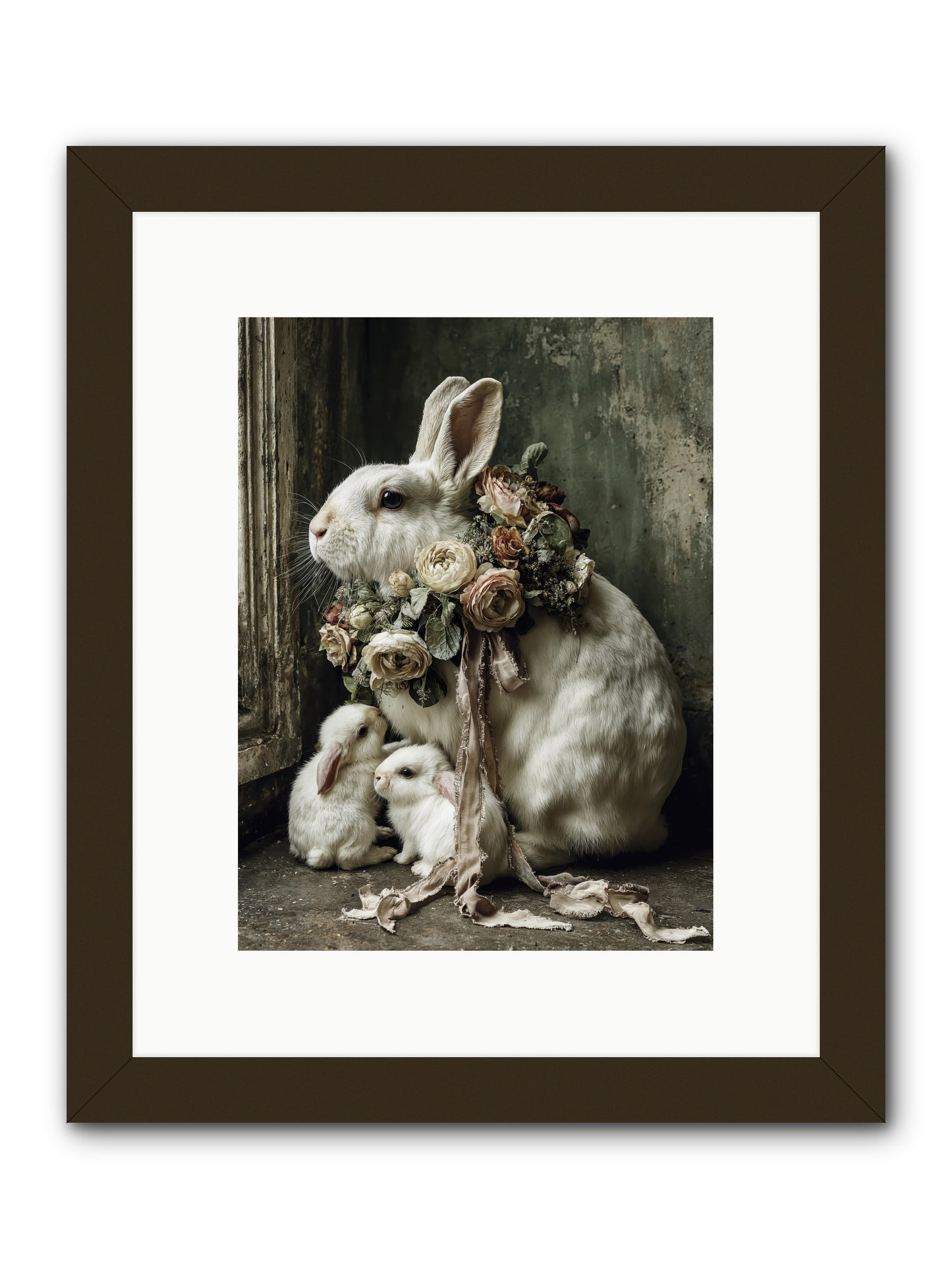 Bernadette -- Framed Print - Black 9x12