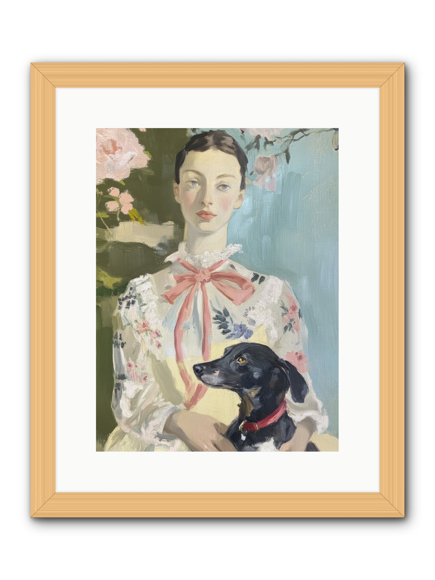 Best Friend for Life -- Framed Print - Natural 12x16