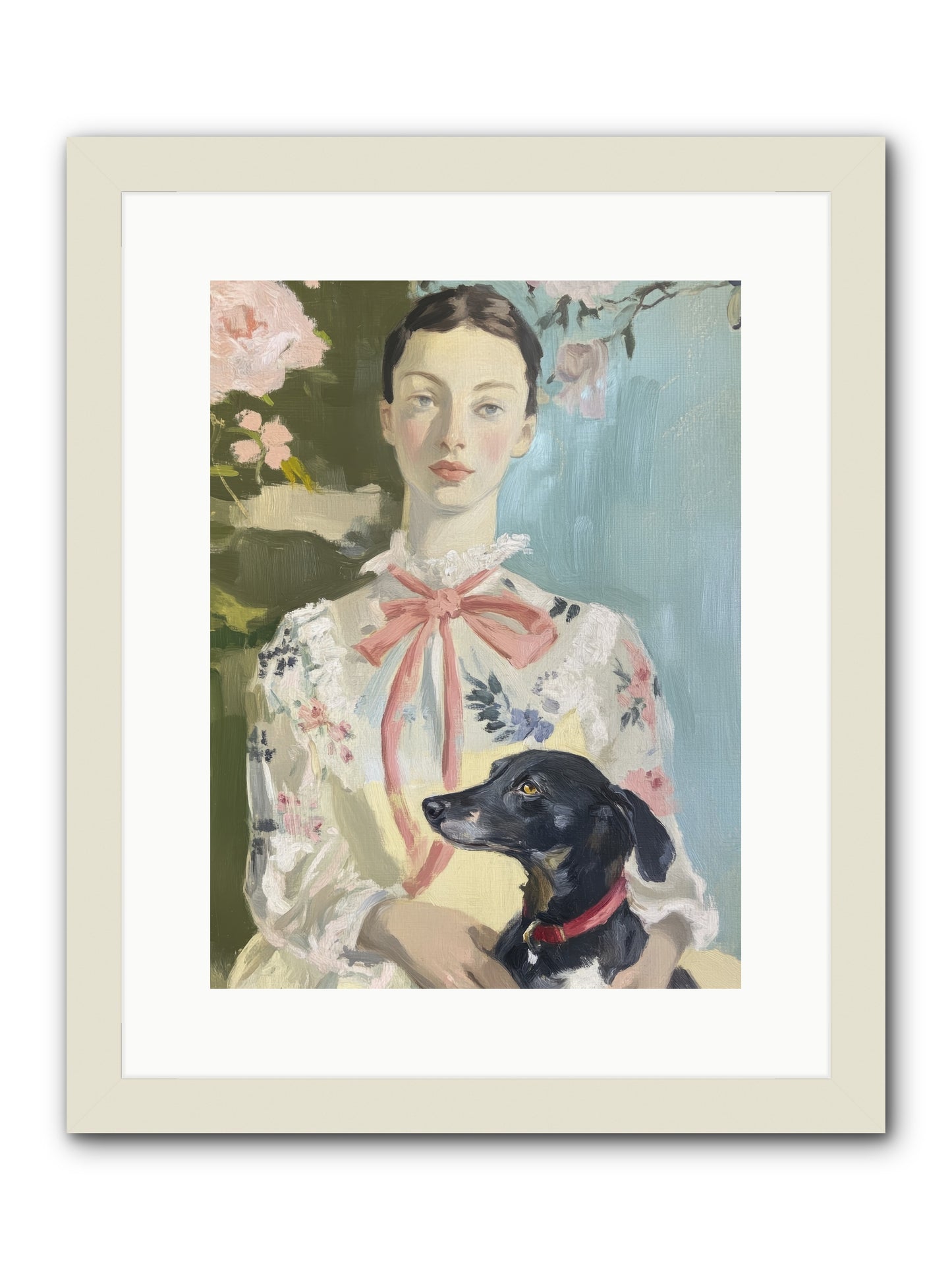 Best Friend for Life -- Framed Print - White 12x16