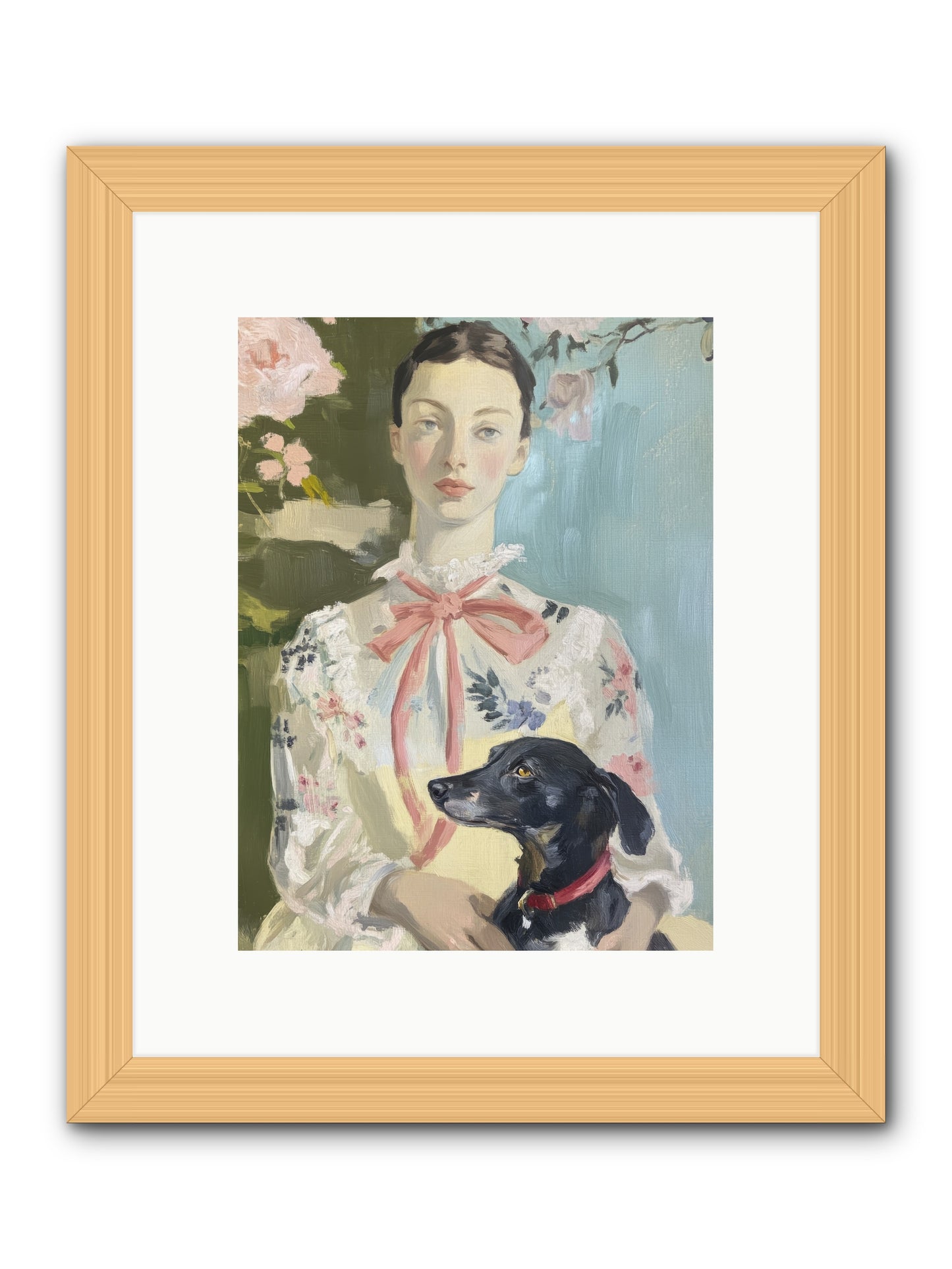 Best Friend for Life -- Framed Print - Natural 9x12