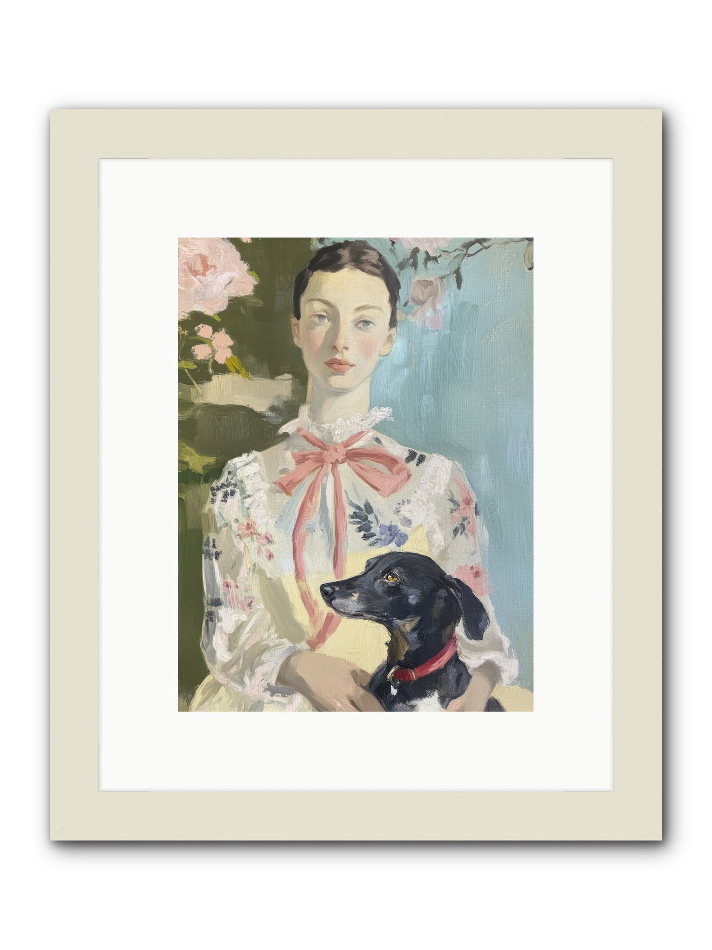 Best Friend for Life -- Framed Print - White 9x12