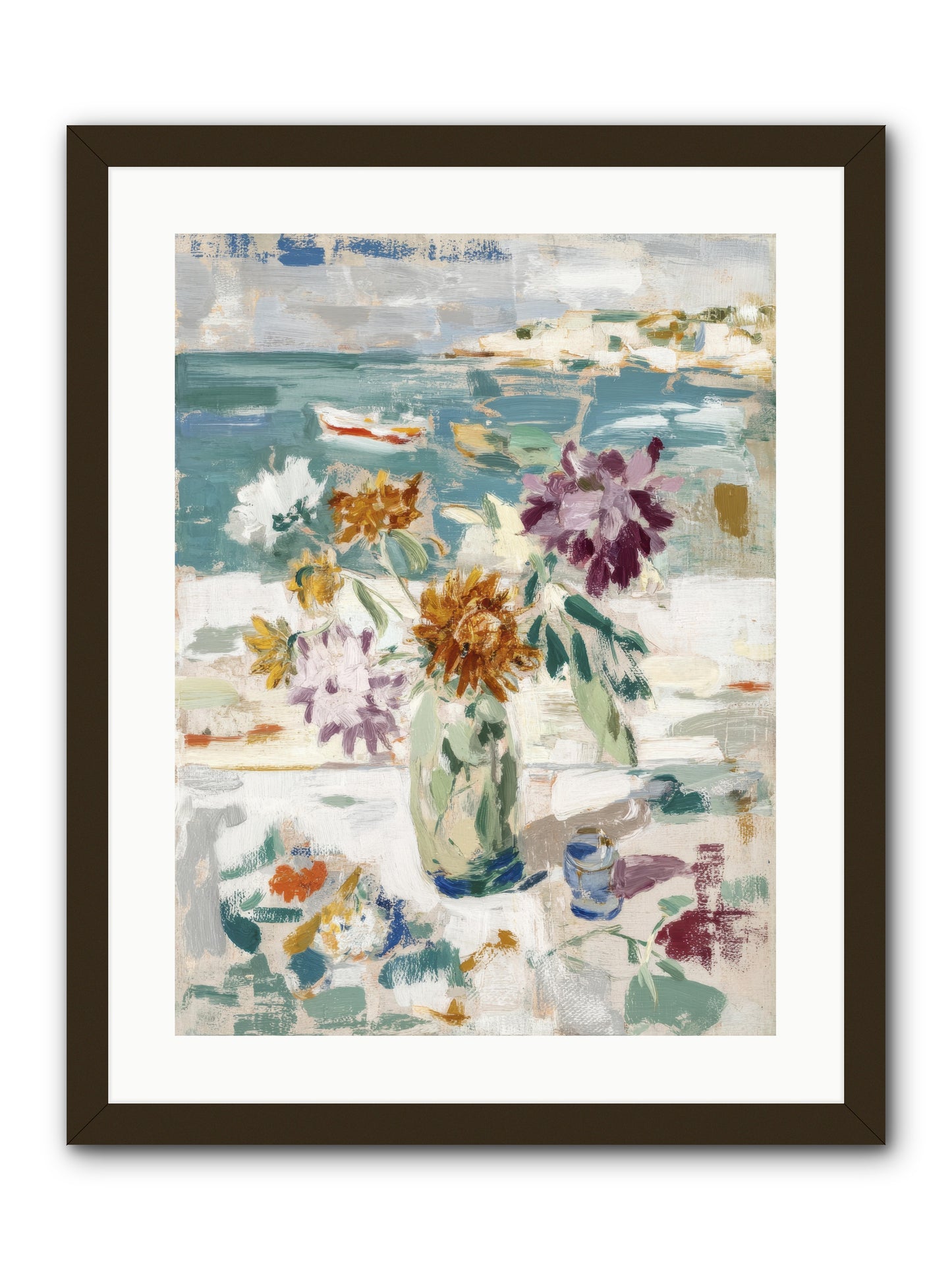 Between Blossom and Belonging -- Framed Print - Black 18x24