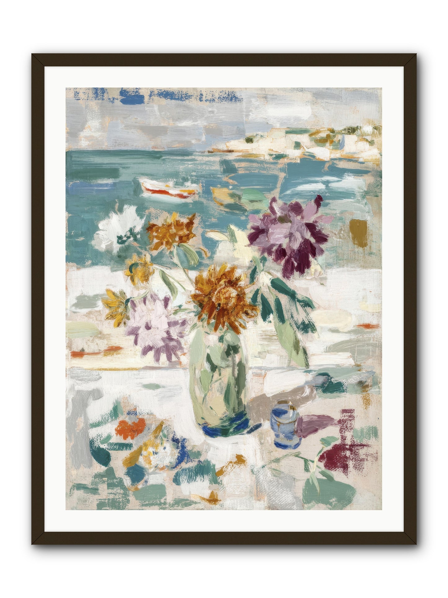 Between Blossom and Belonging -- Framed Print - Black 30x40