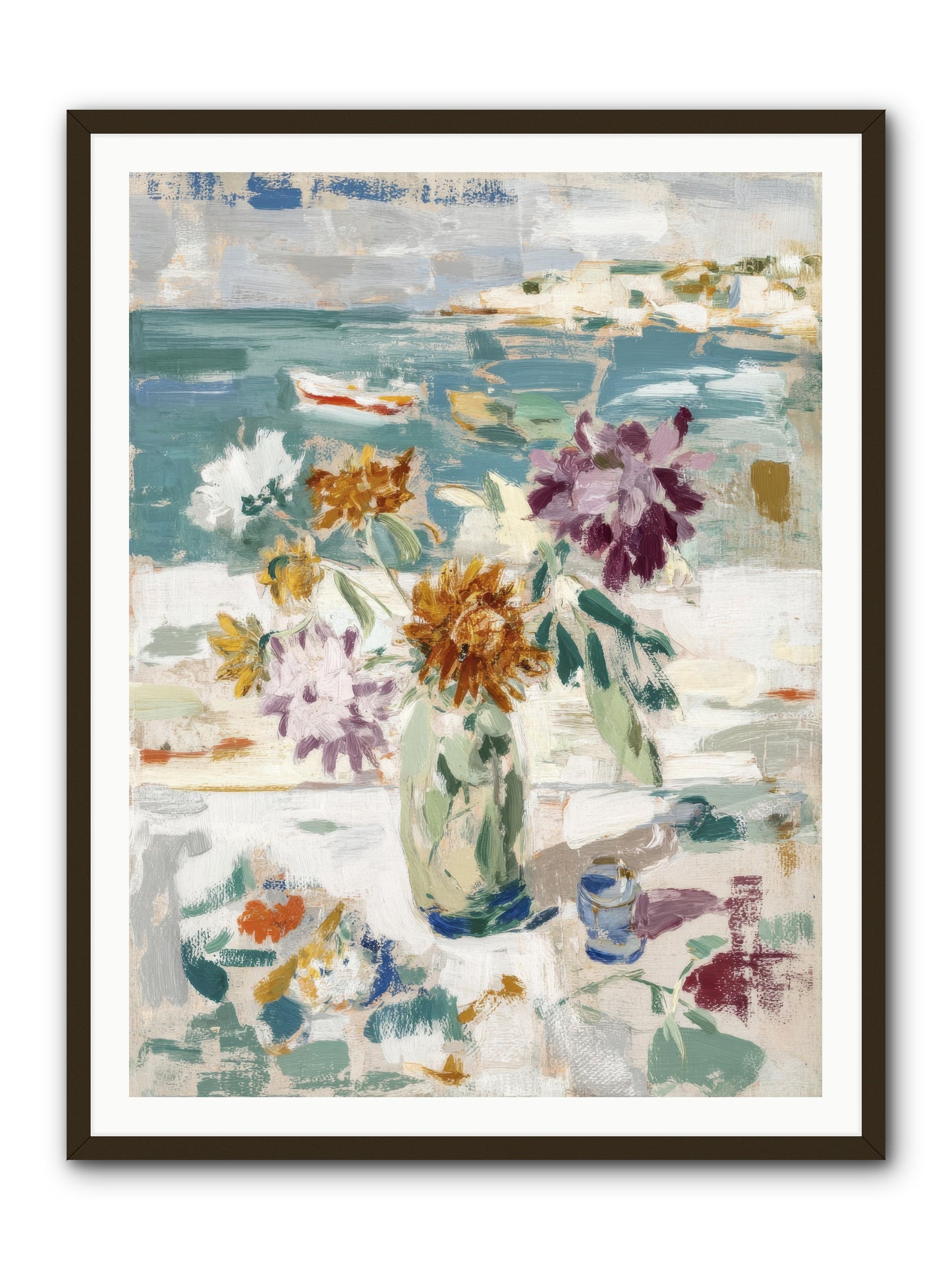 Between Blossom and Belonging -- Framed Print - Black 36x48