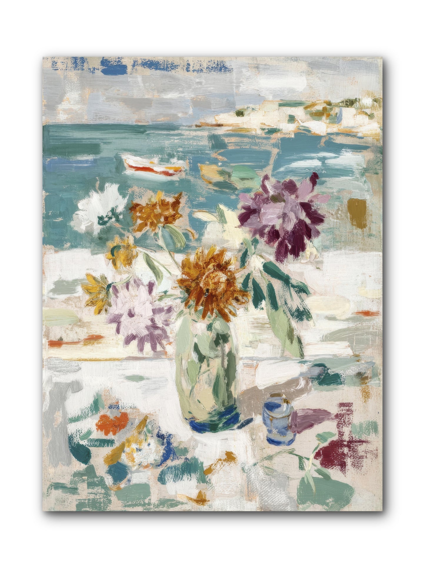 Between Blossom and Belonging -- Wrapped Canvas 9x12