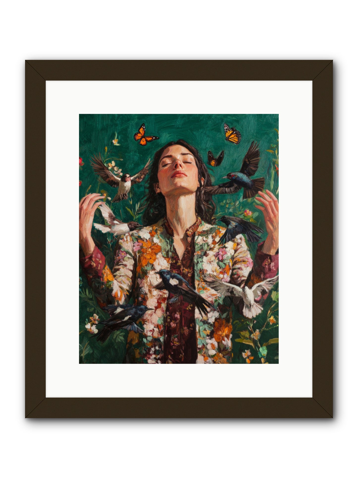 Between Earth And Air -- Framed Print - Black 12x15