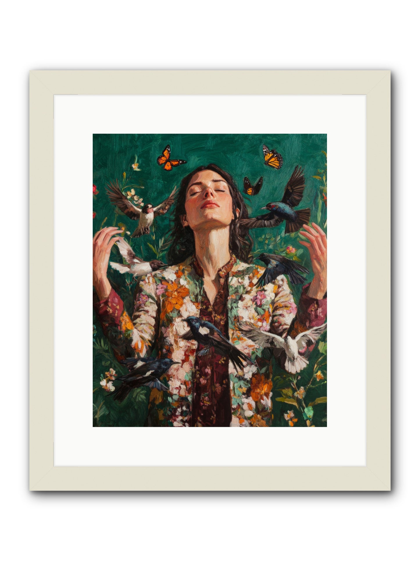 Between Earth And Air -- Framed Print - White 12x15