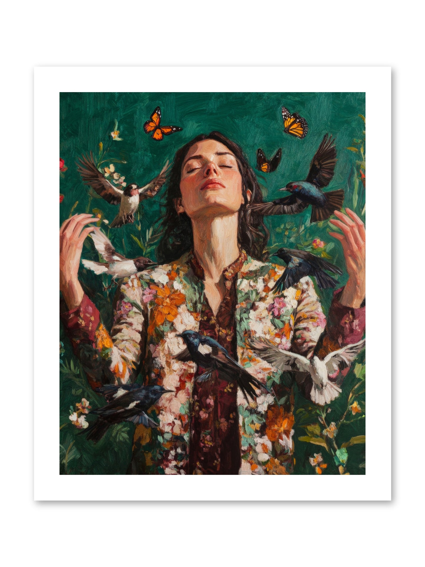 Between Earth And Air -- Loose Canvas Print 12x15