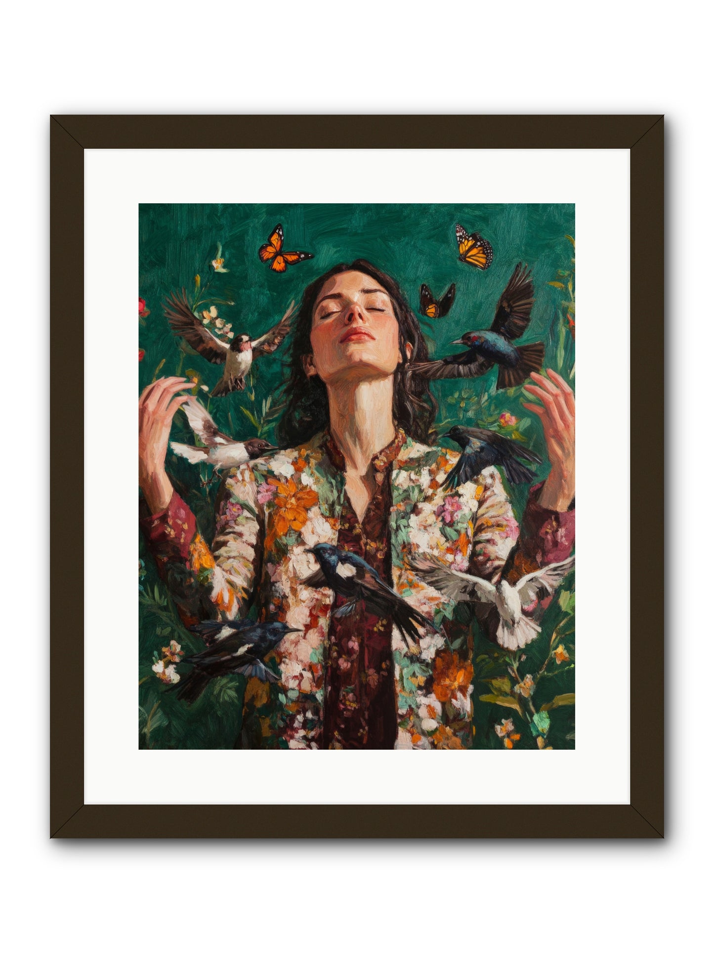 Between Earth And Air -- Framed Print - Black 16x20