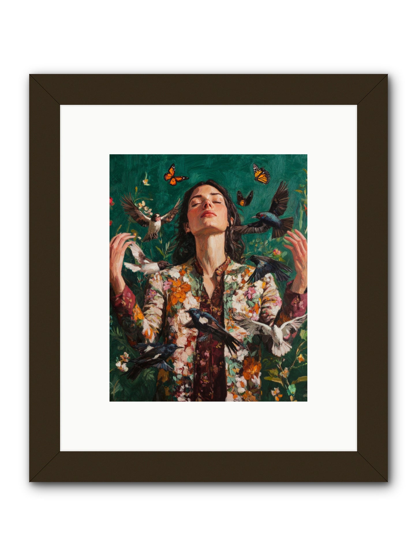 Between Earth And Air -- Framed Print - Black 8x10