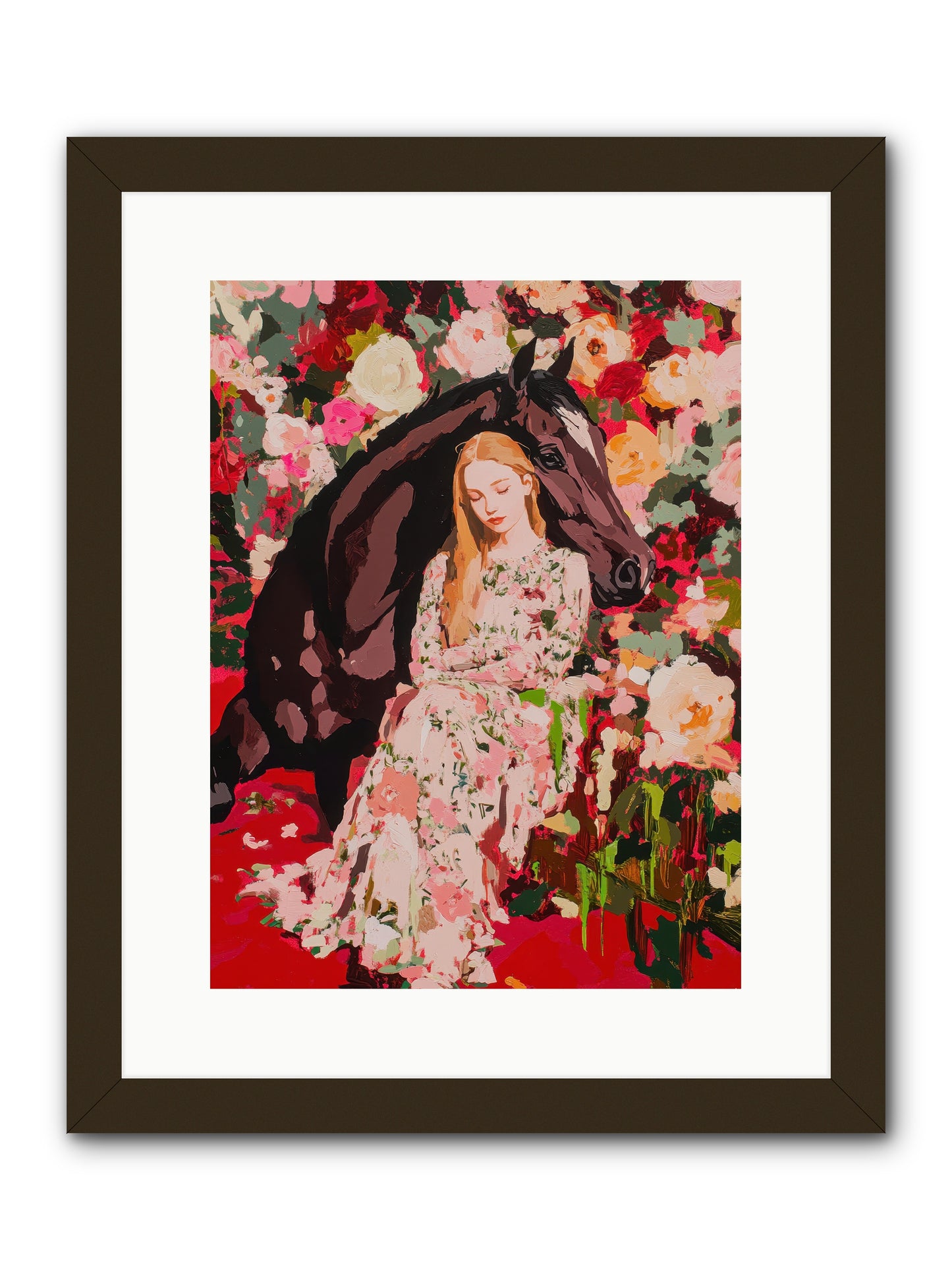 Between Earth and Sky -- Framed Print - Black 12x16
