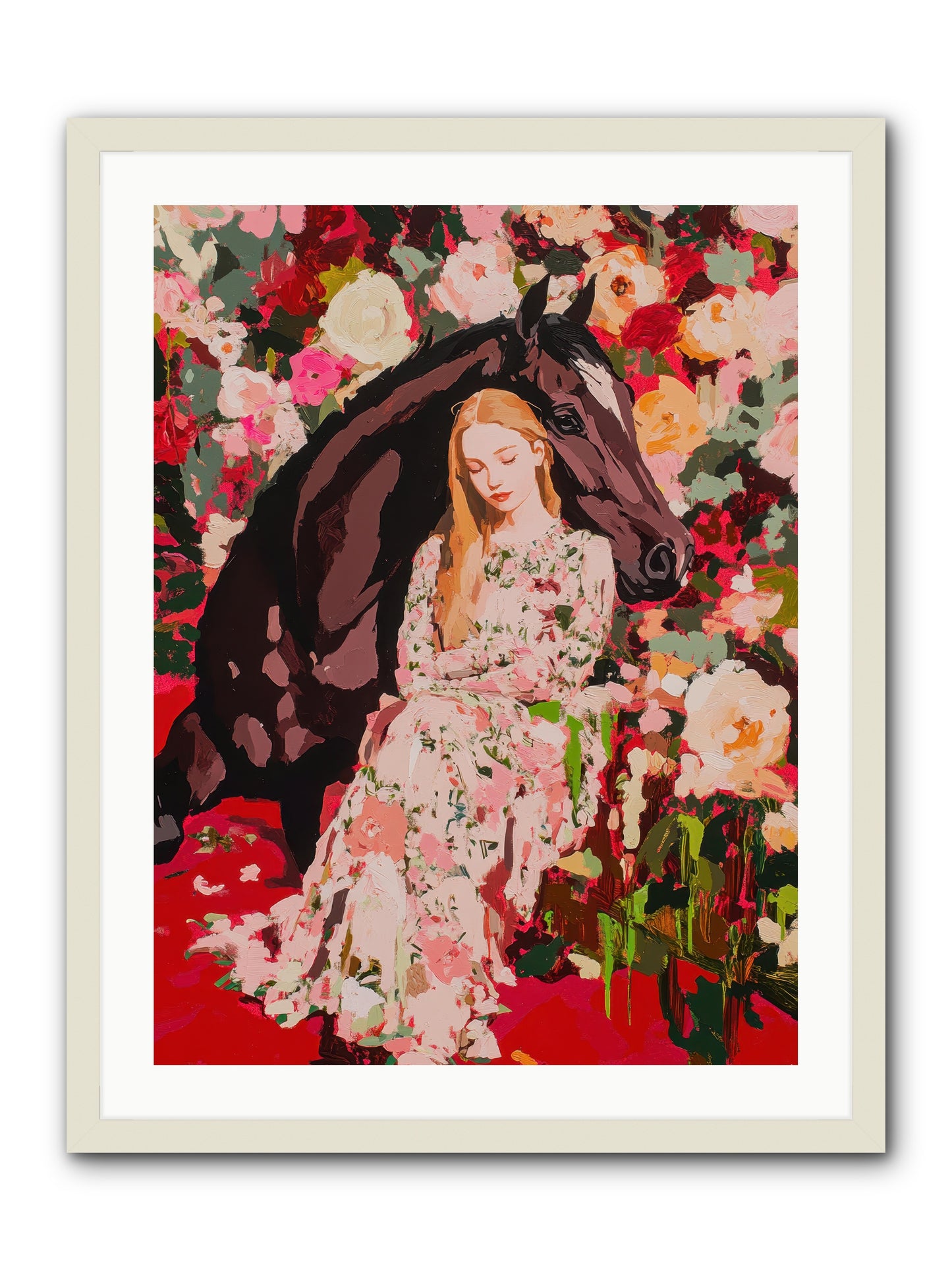 Between Earth and Sky -- Framed Print - White 24x32