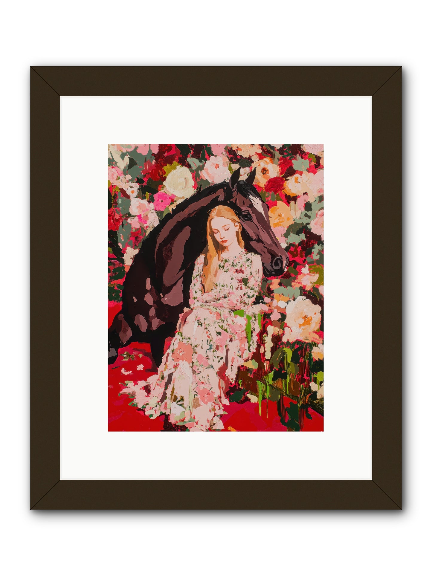 Between Earth and Sky -- Framed Print - Black 9x12