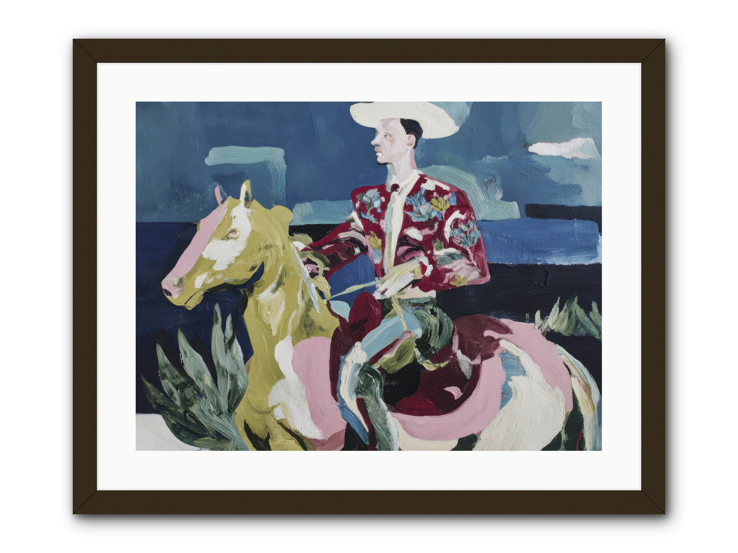 Between Land and Sea -- Framed Print - Black 24x18