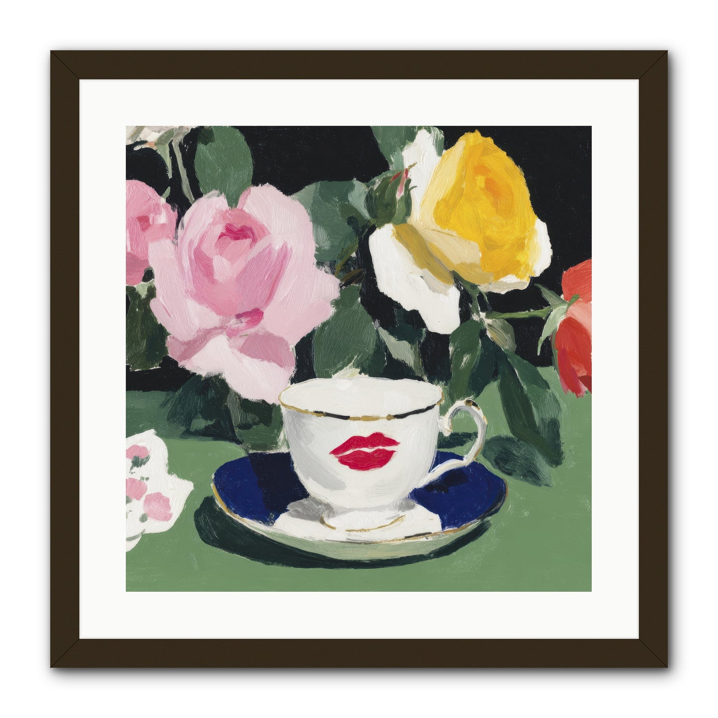 Between Love And Reverence -- Framed Print - Black 20x20