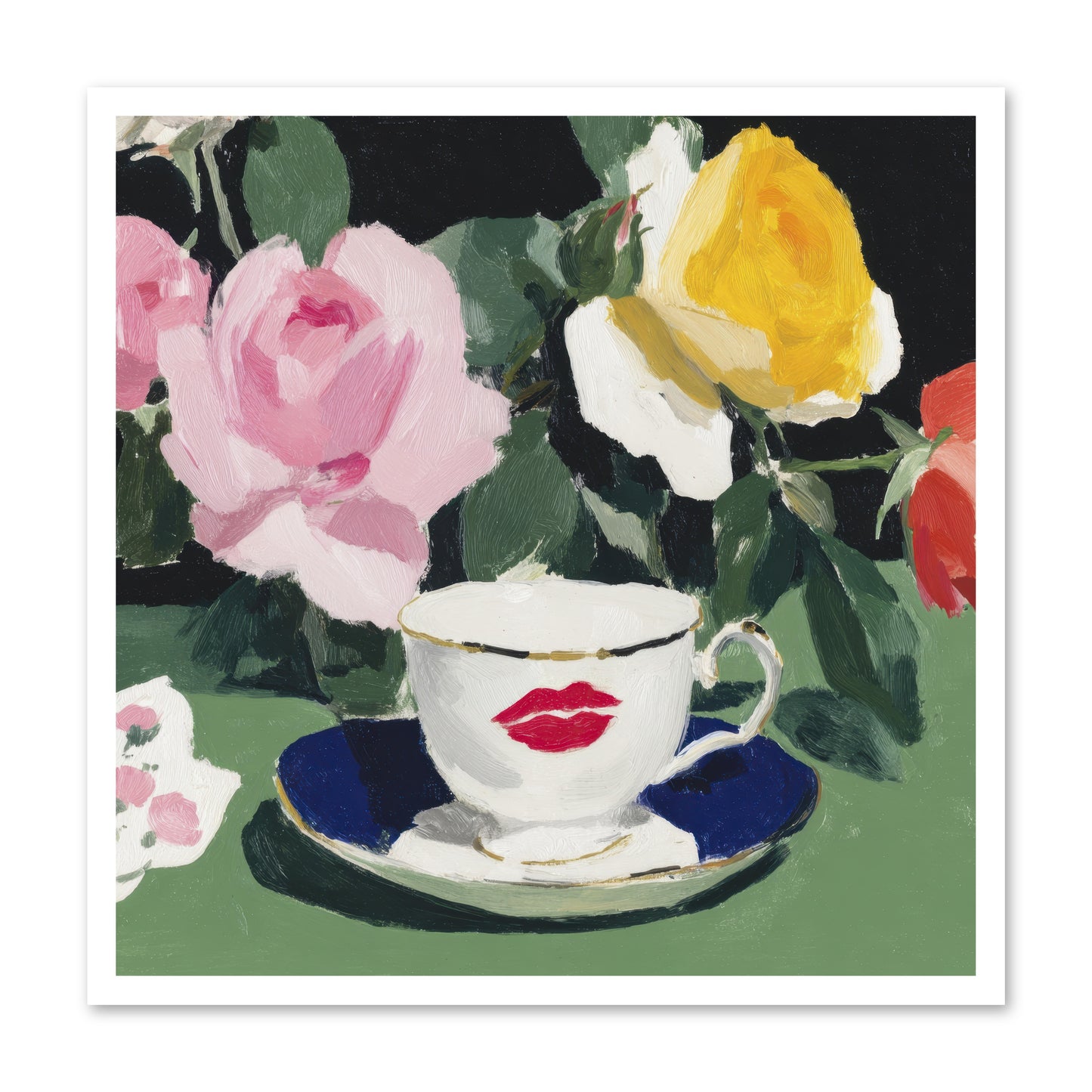 Between Love And Reverence -- Loose Canvas Print 30x30