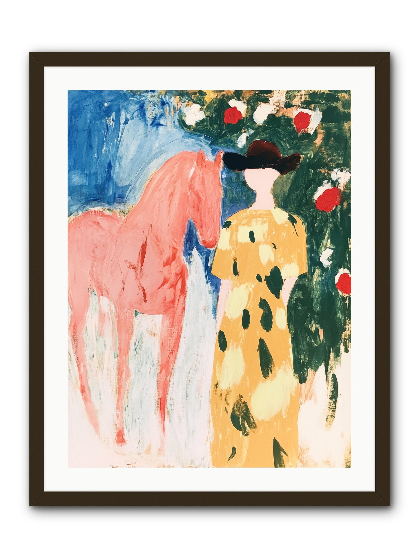 Between Mountain & Memory -- Framed Print - Black 24x32