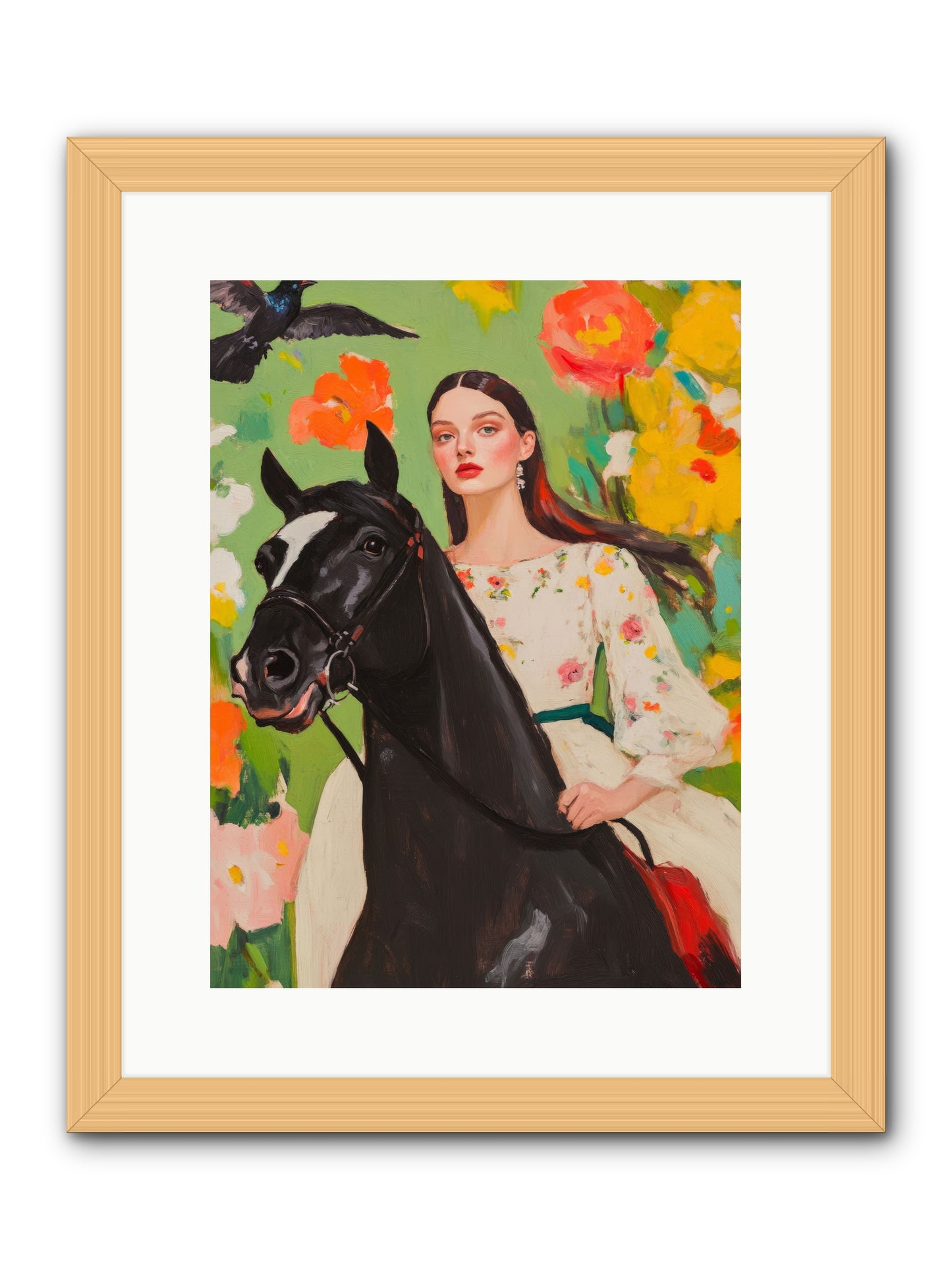 Between Rose GatesRez2 -- Framed Print - Natural 12x16
