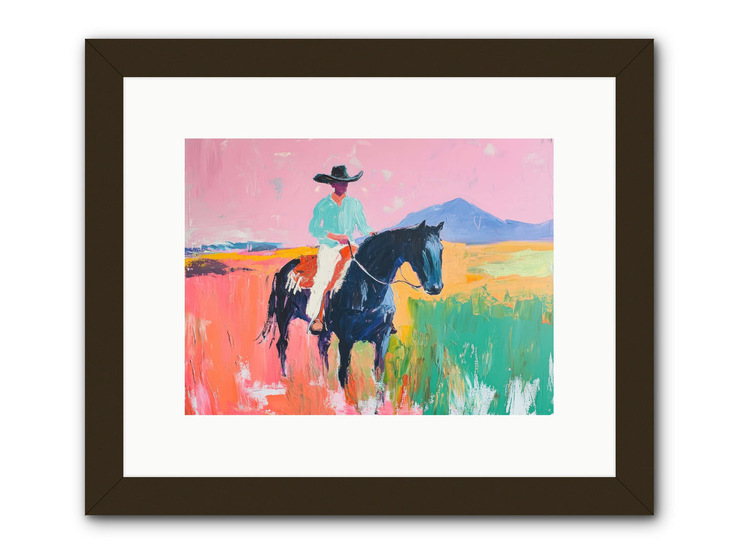 Between Seasons -- Framed Print - Black 12x9