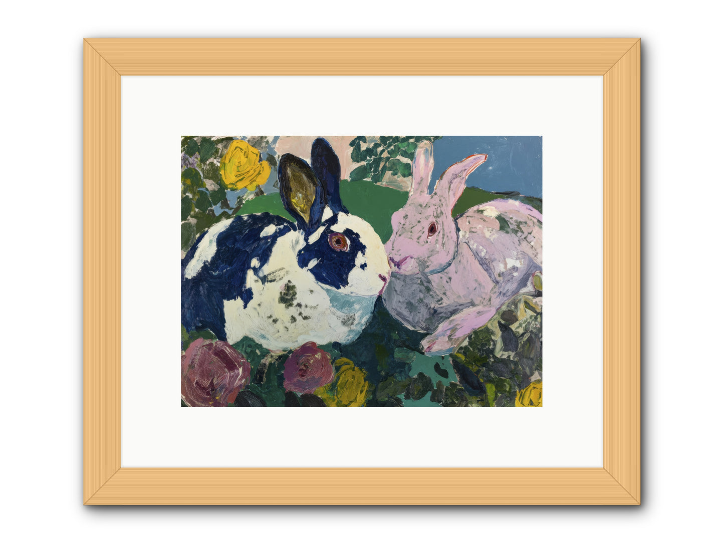Between Seasons -- Framed Print - Natural 12x9