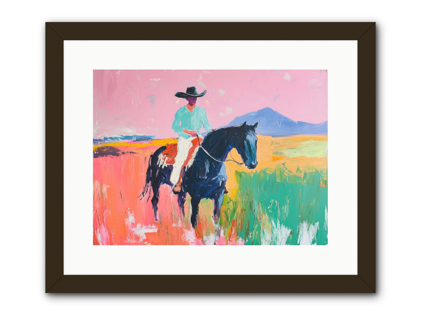Between Seasons -- Framed Print - Black 16x12