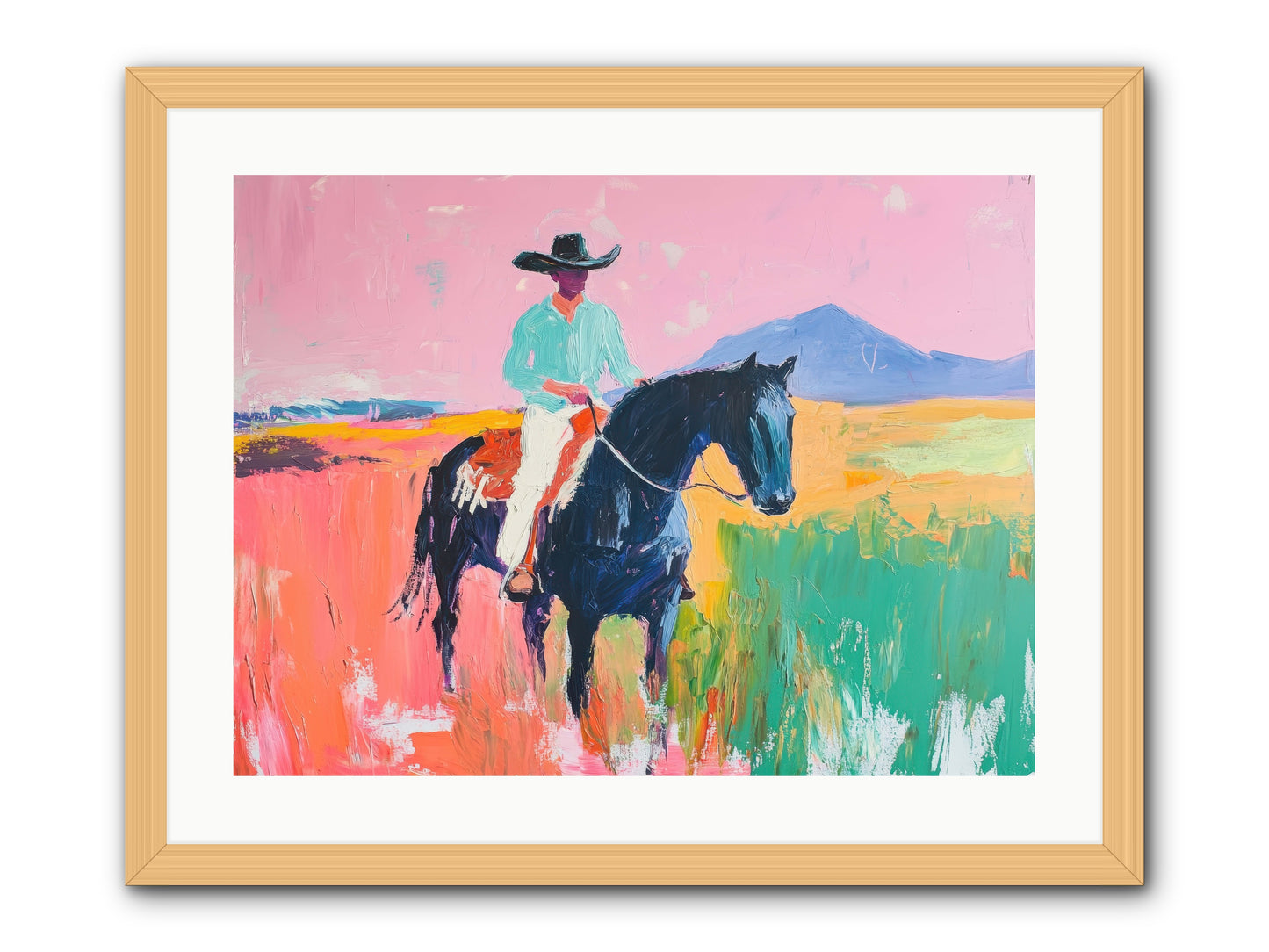 Between Seasons -- Framed Print - Natural 24x18