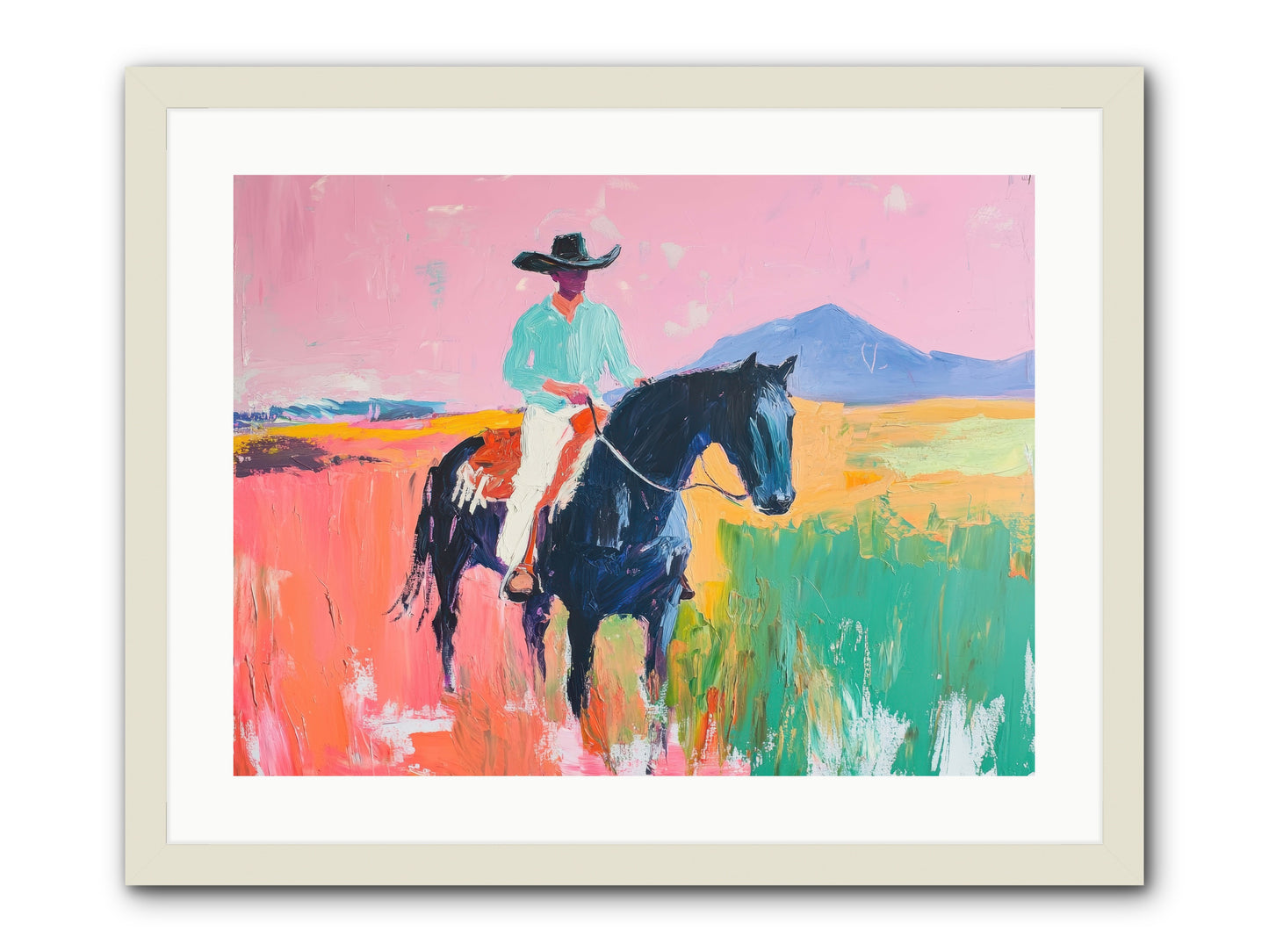 Between Seasons -- Framed Print - White 24x18