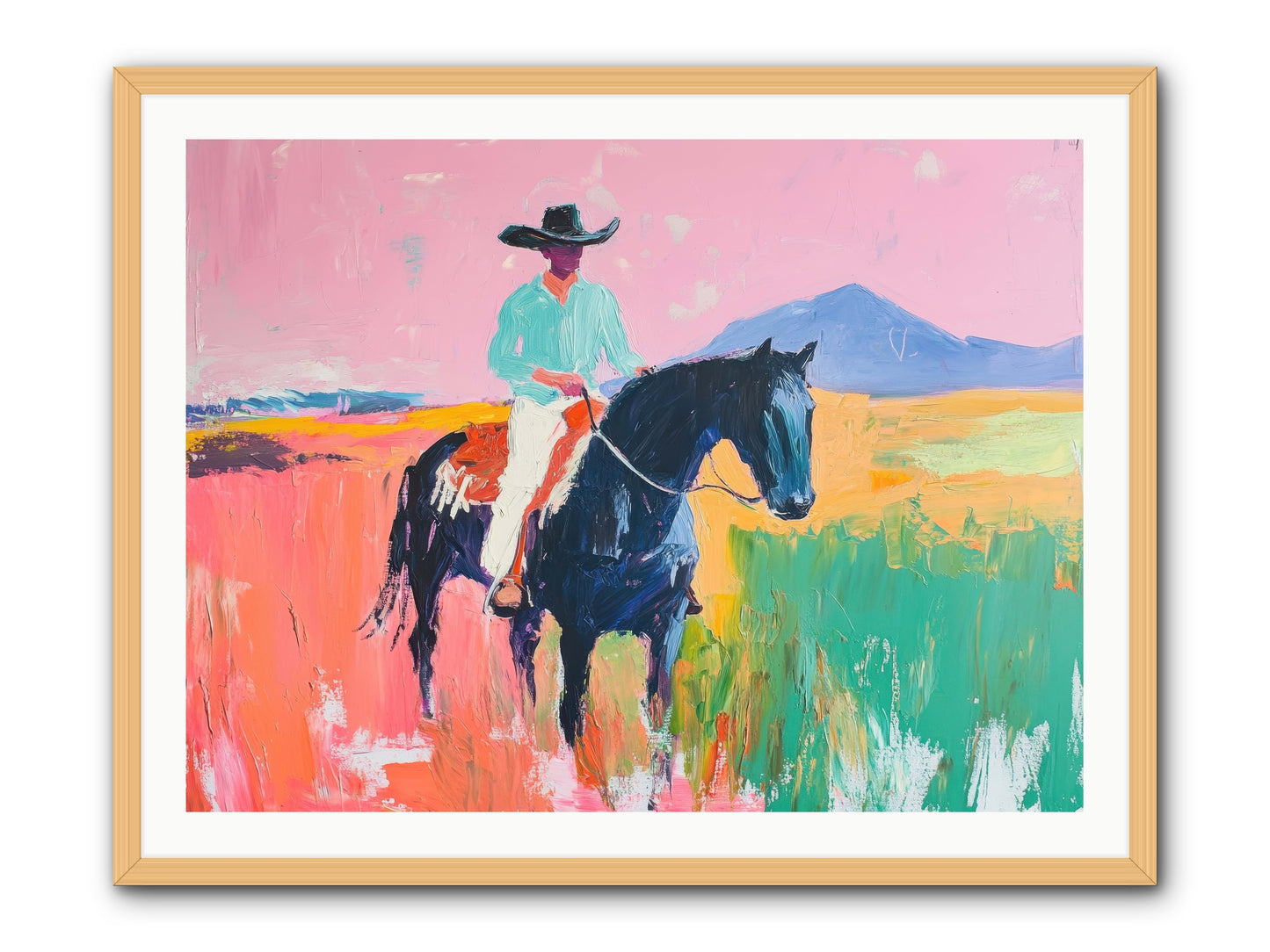 Between Seasons -- Framed Print - Natural 40x30