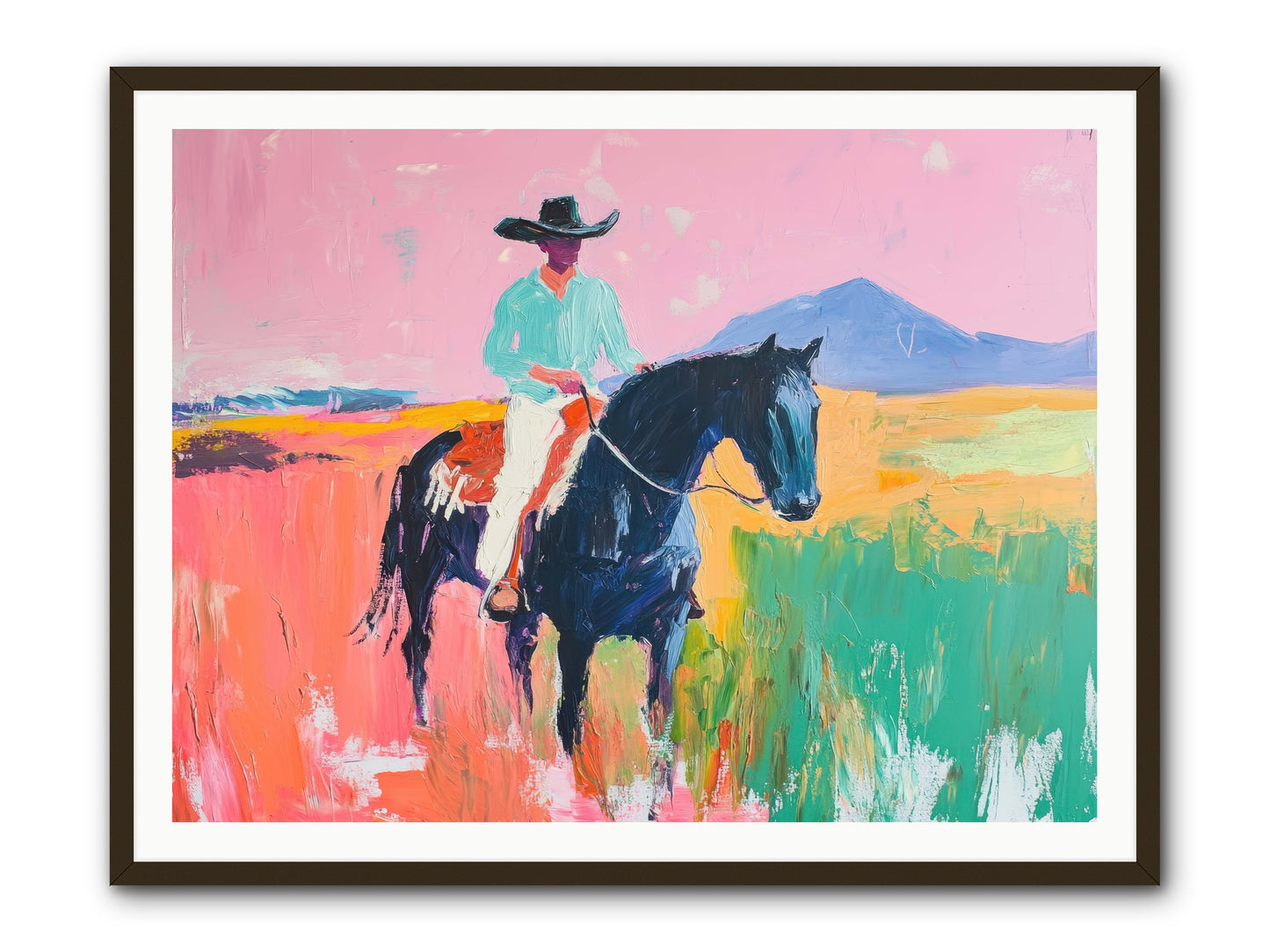 Between Seasons -- Framed Print - Black 48x36