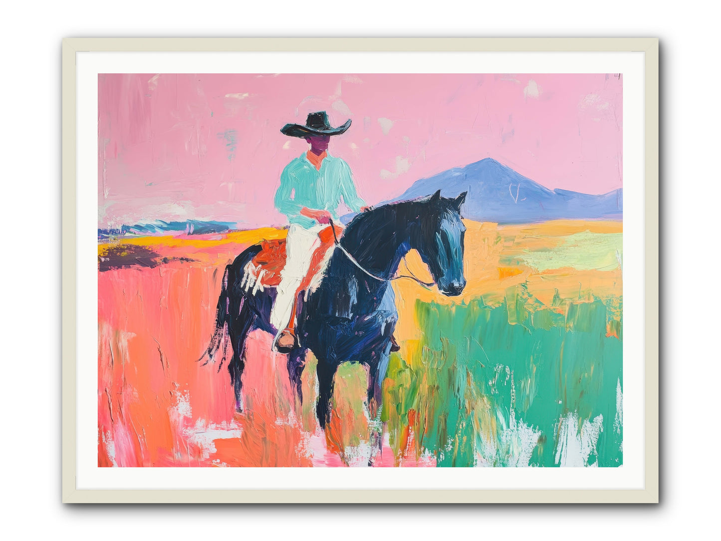 Between Seasons -- Framed Print - White 48x36