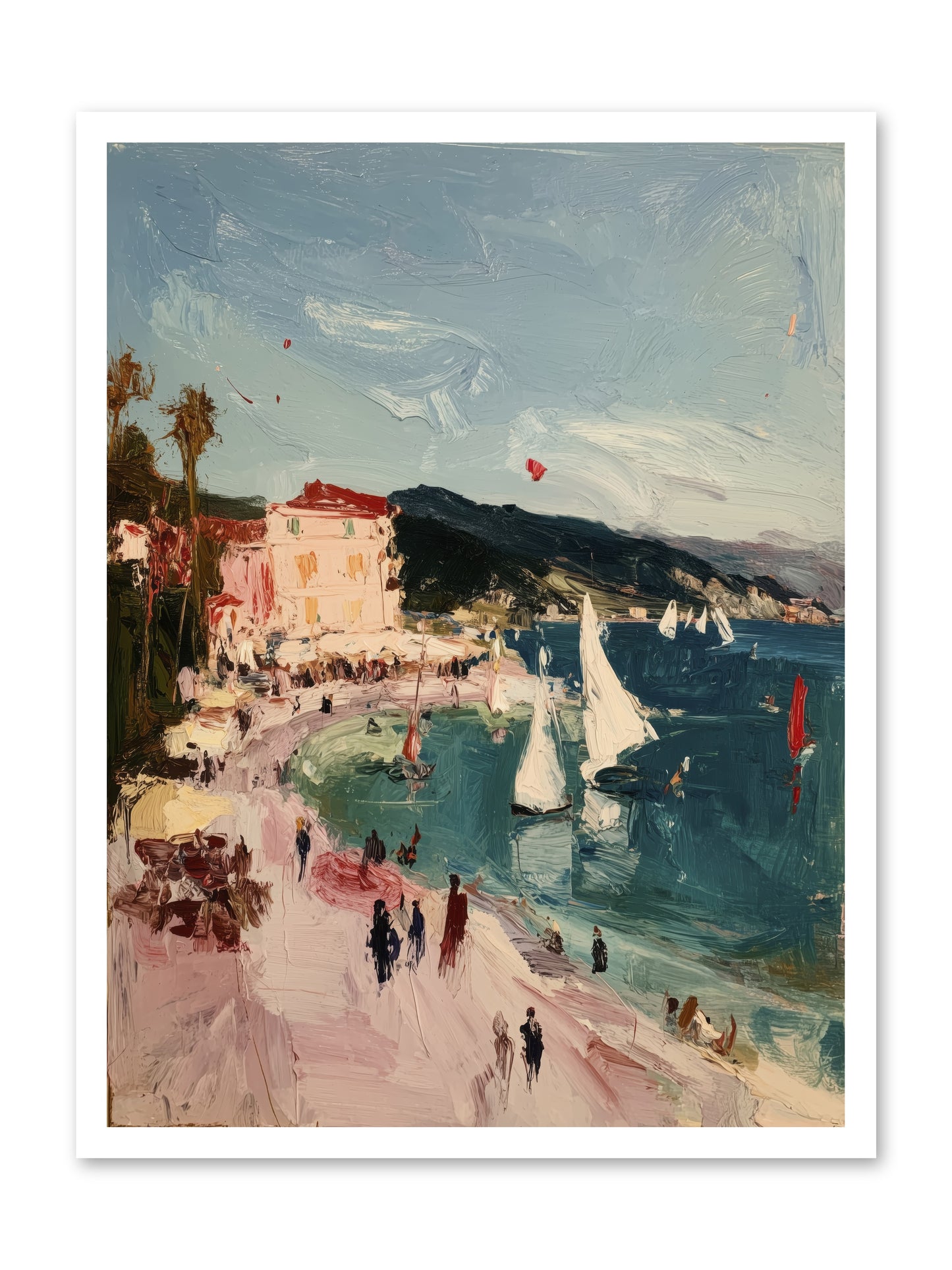 Between Soul and Sea -- Loose Canvas Print 24x32