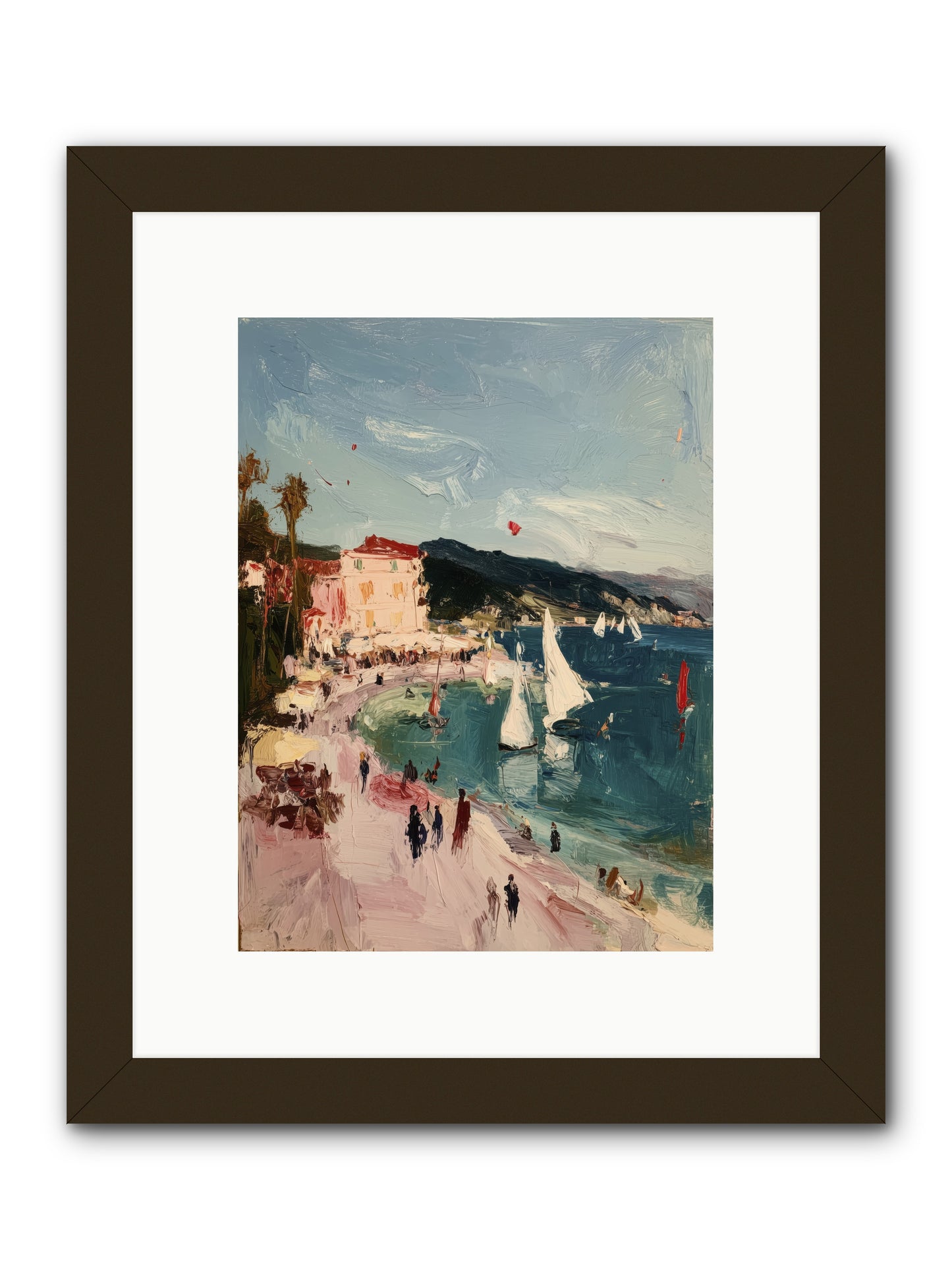 Between Soul and Sea -- Framed Print - Black 9x12