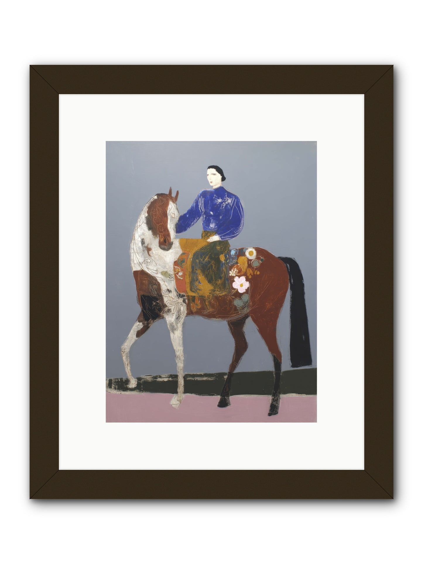 Between Stillness & Flight -- Framed Print - Black 9x12