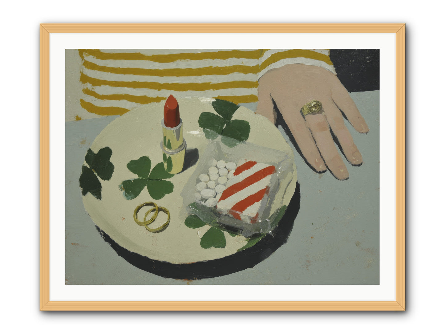 Between Sweetness and Adornment -- Framed Print - Natural 40x30