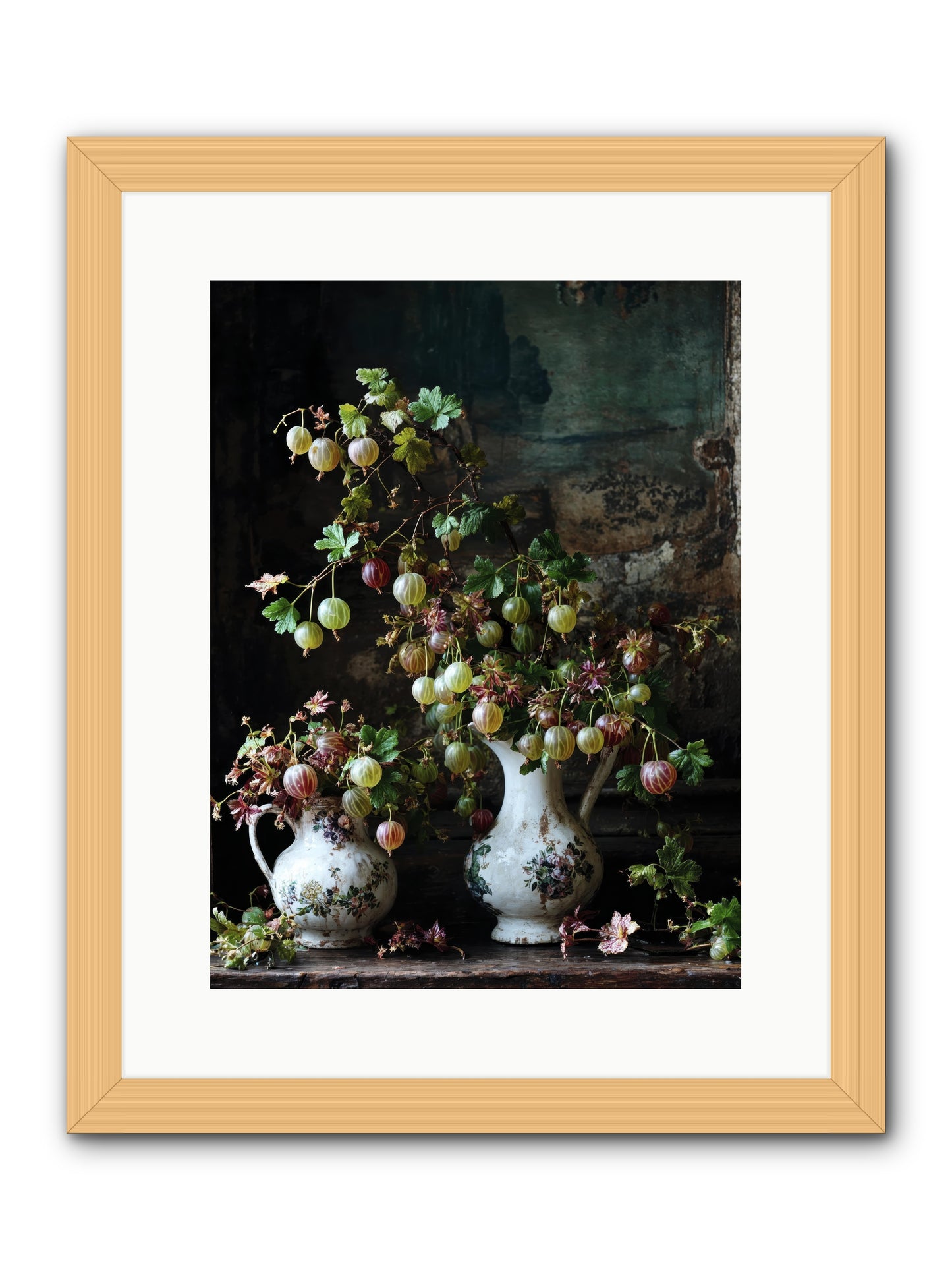 Between The Stars -- Framed Print - Natural 12x16
