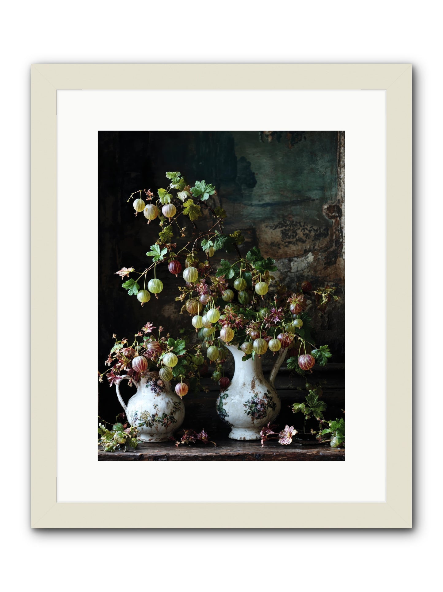 Between The Stars -- Framed Print - White 12x16