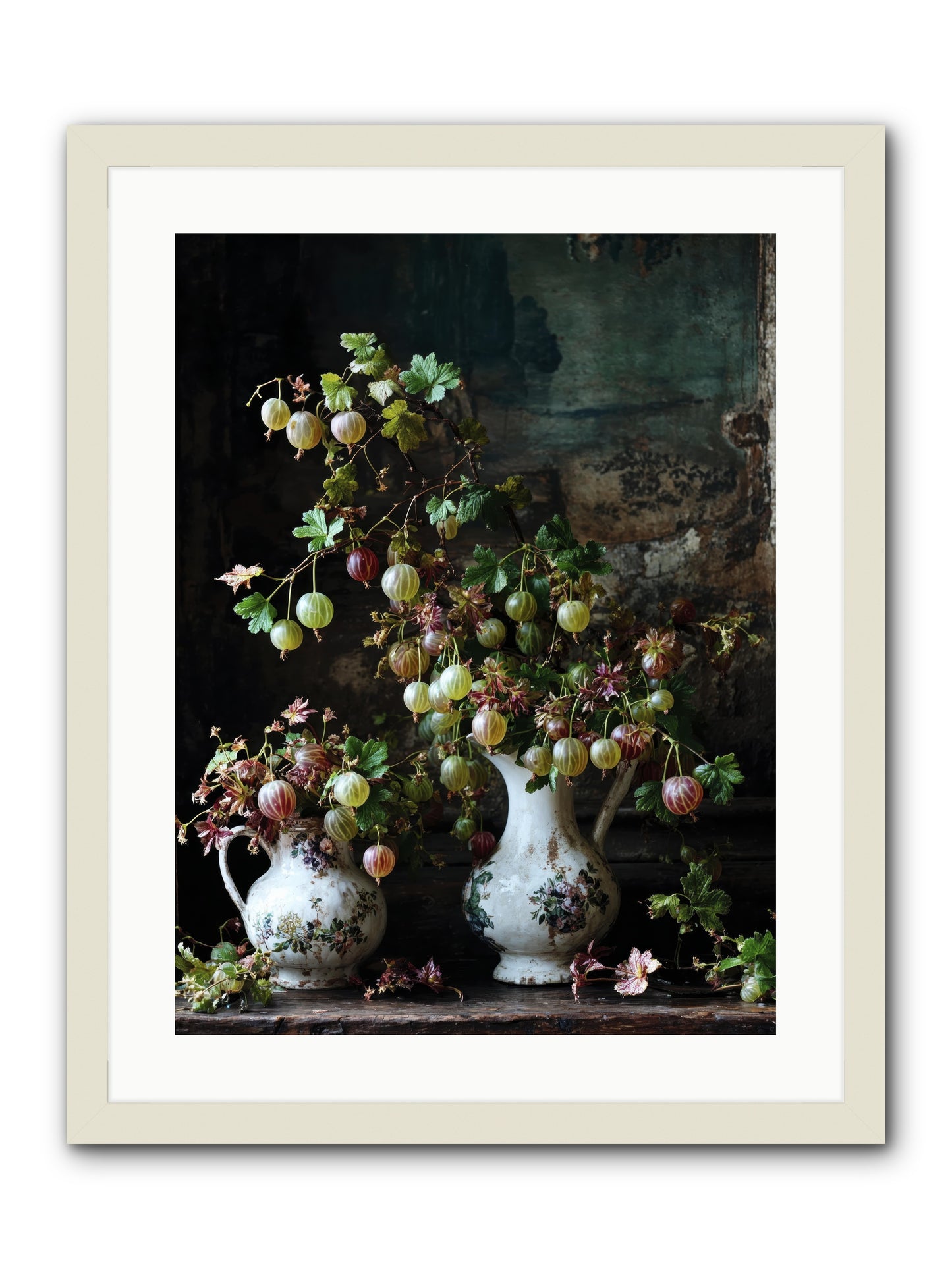 Between The Stars -- Framed Print - White 18x24