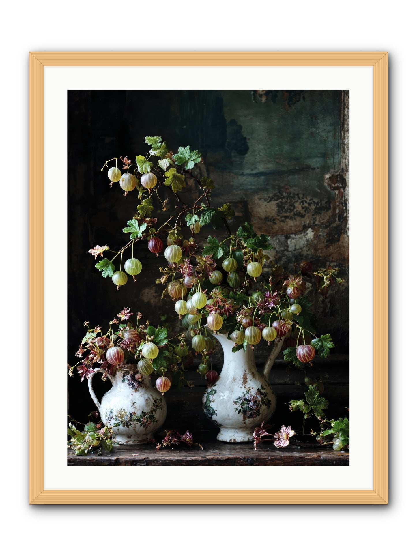 Between The Stars -- Framed Print - Natural 24x32